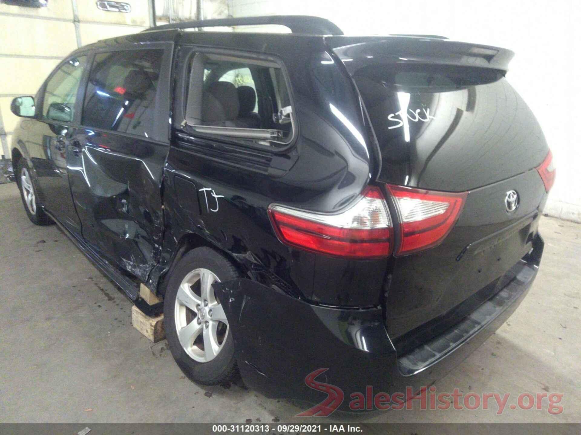 5TDKZ3DC0HS871073 2017 TOYOTA SIENNA