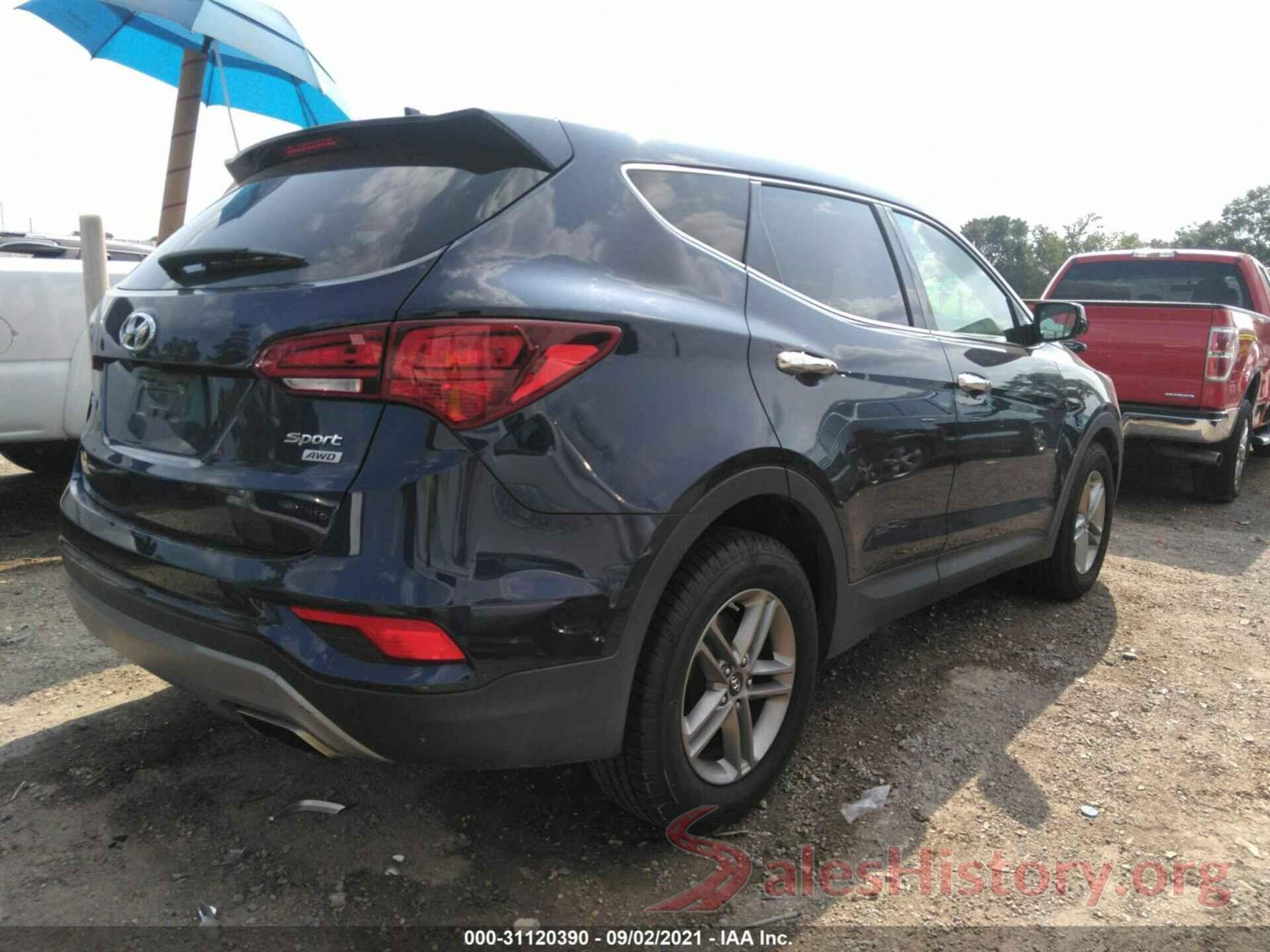 5XYZTDLB6HG393298 2017 HYUNDAI SANTA FE SPORT