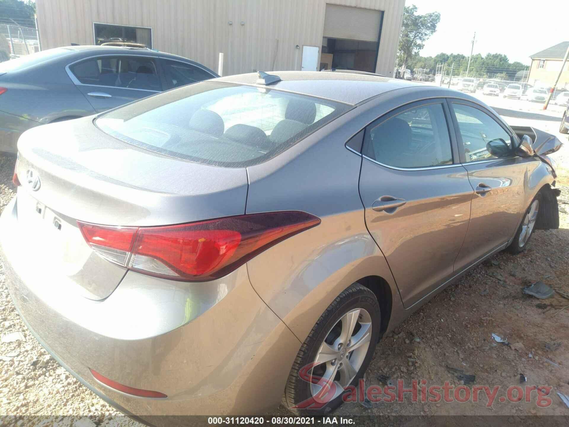 5NPDH4AE2GH679682 2016 HYUNDAI ELANTRA