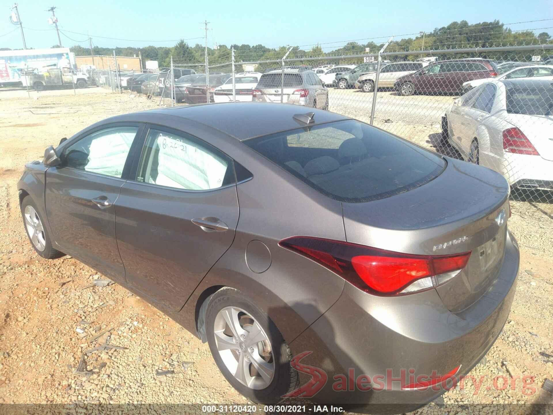 5NPDH4AE2GH679682 2016 HYUNDAI ELANTRA