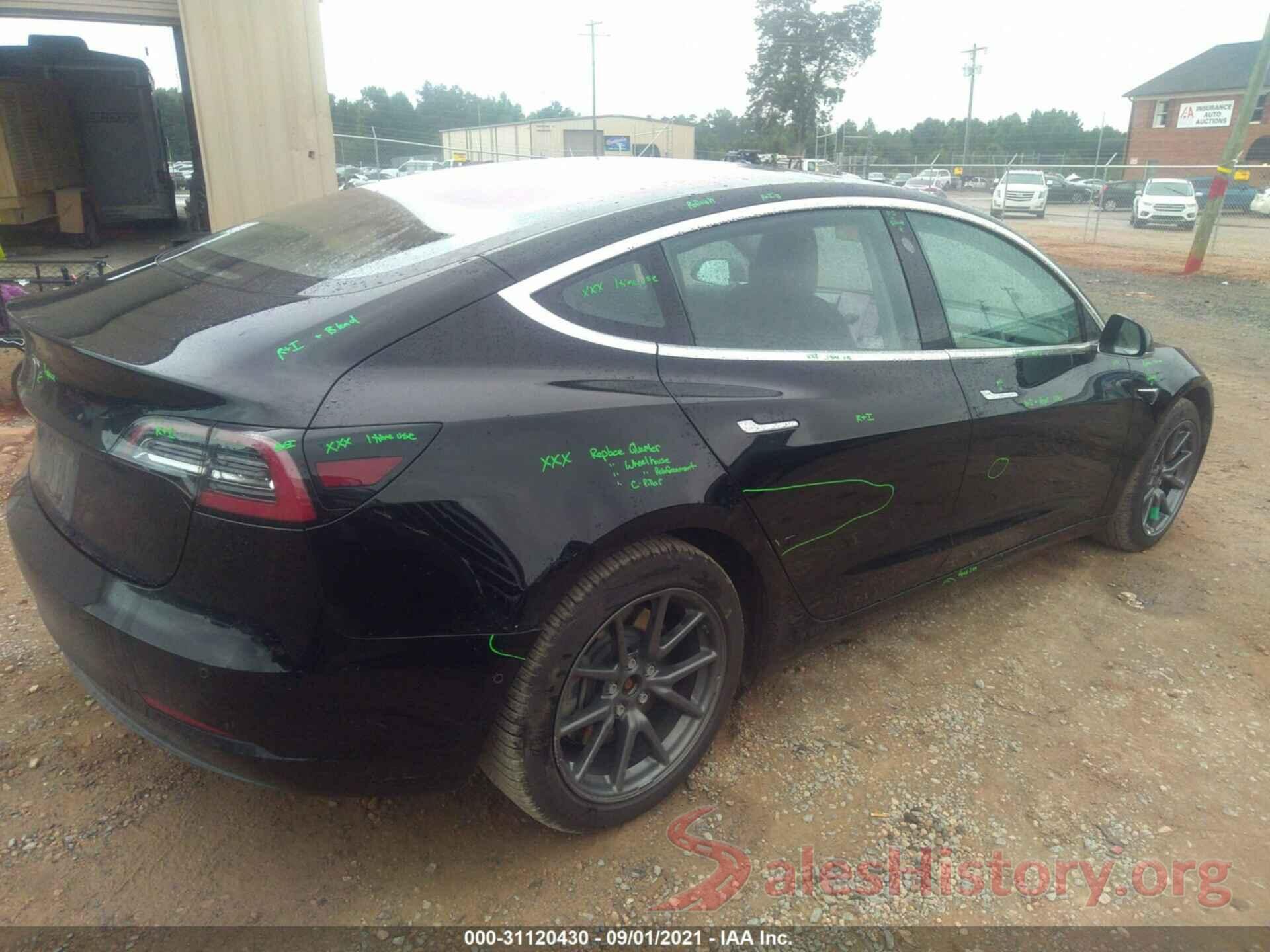 5YJ3E1EAXJF152358 2018 TESLA MODEL 3