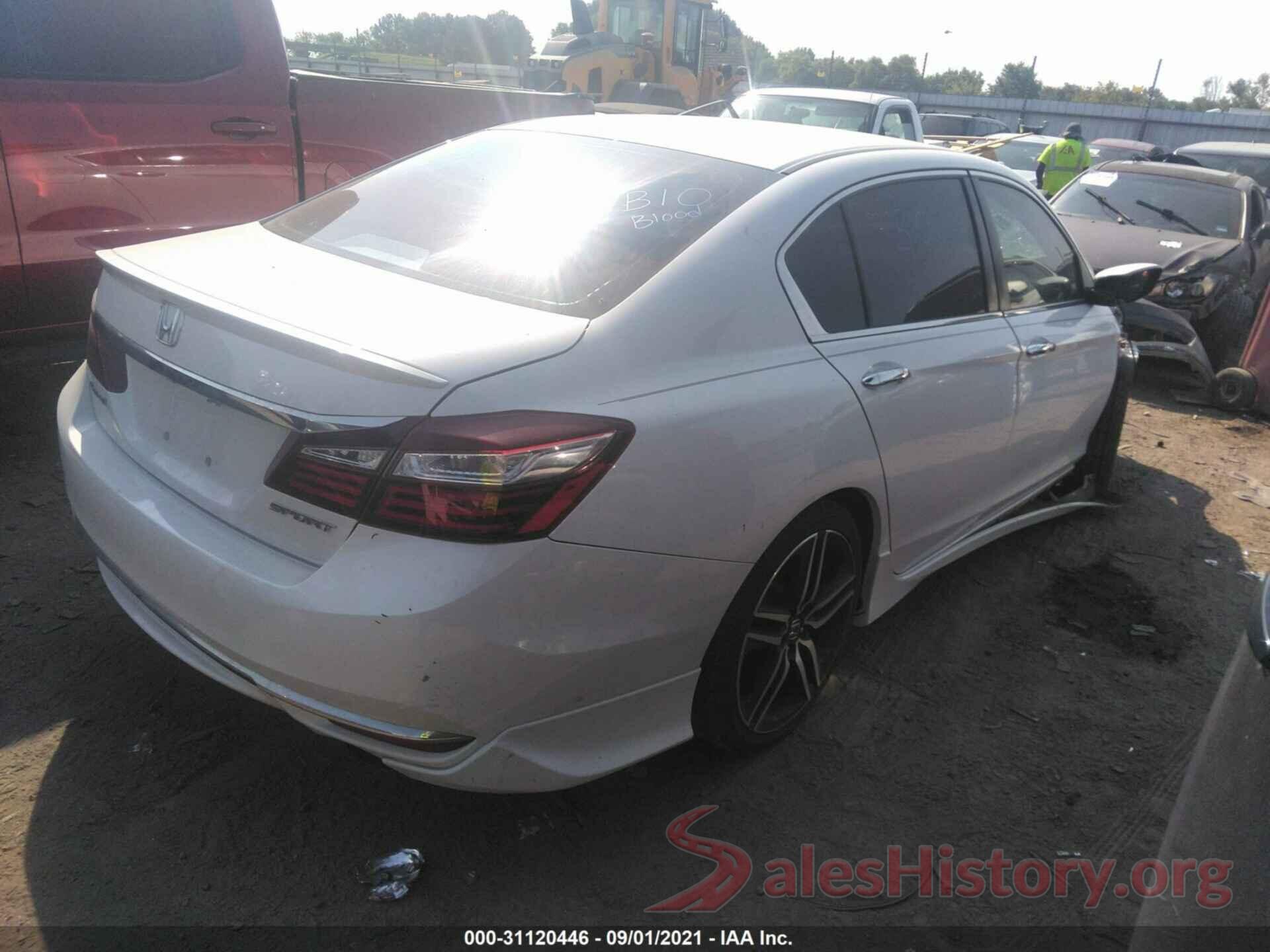 1HGCR2F69GA075800 2016 HONDA ACCORD SEDAN