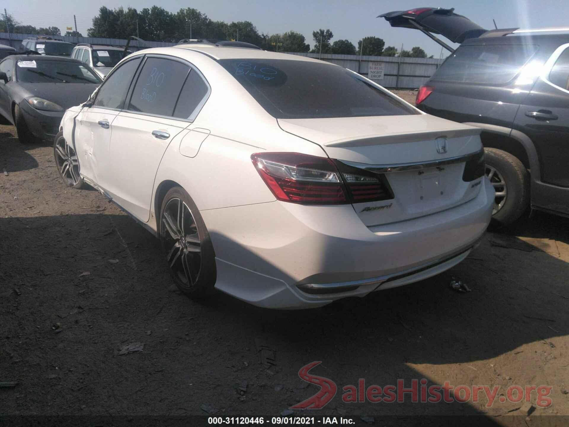 1HGCR2F69GA075800 2016 HONDA ACCORD SEDAN