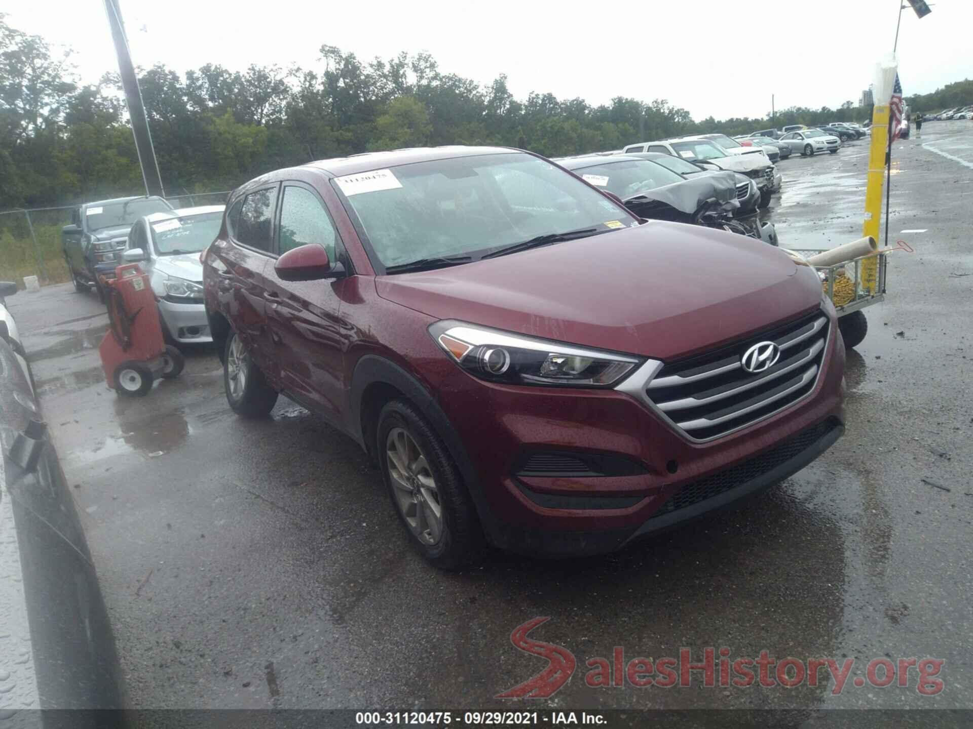 KM8J23A40HU431911 2017 HYUNDAI TUCSON