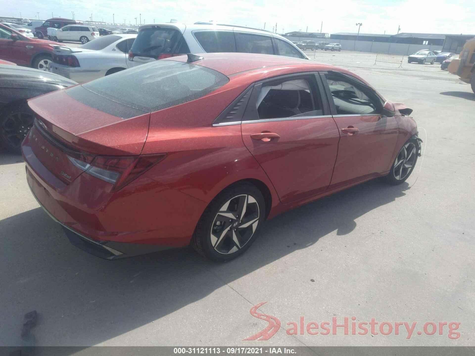 KMHLP4AG4MU114332 2021 HYUNDAI ELANTRA