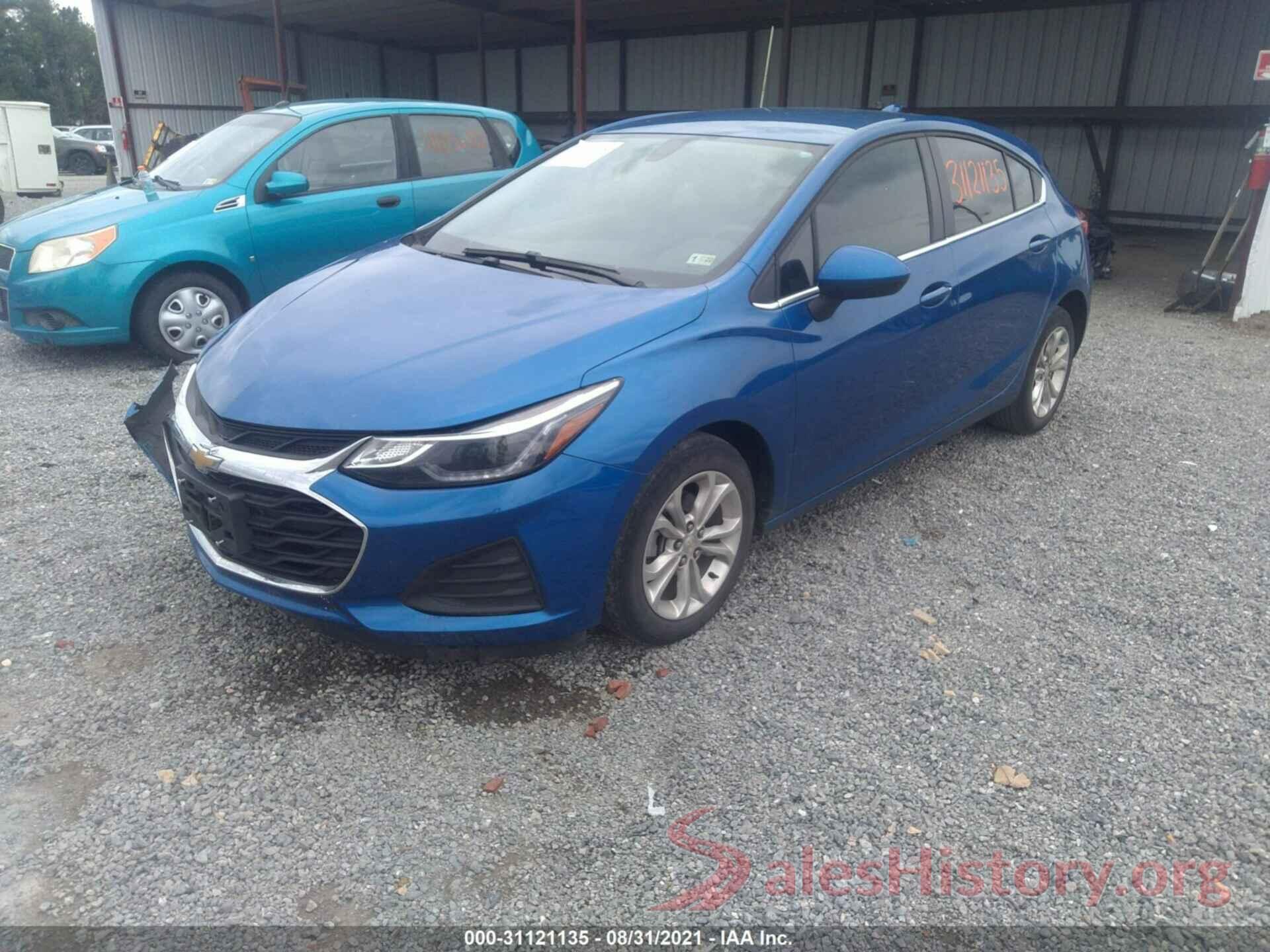 3G1BE6SM7KS595124 2019 CHEVROLET CRUZE