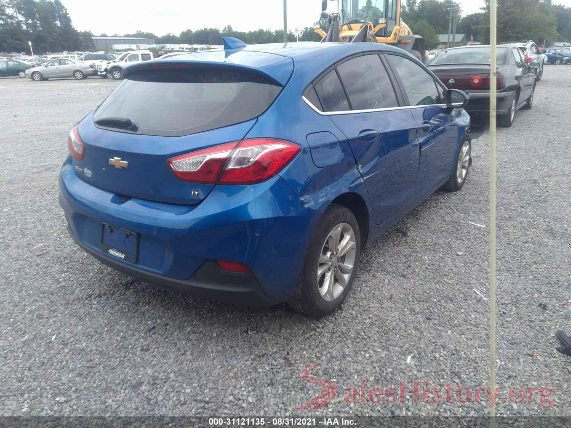 3G1BE6SM7KS595124 2019 CHEVROLET CRUZE