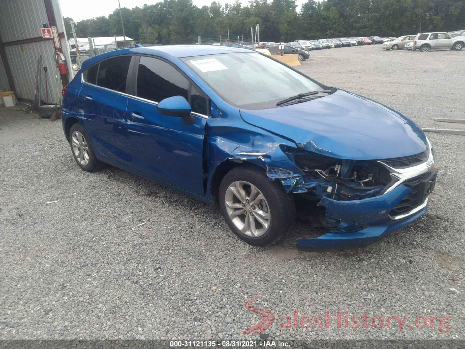 3G1BE6SM7KS595124 2019 CHEVROLET CRUZE