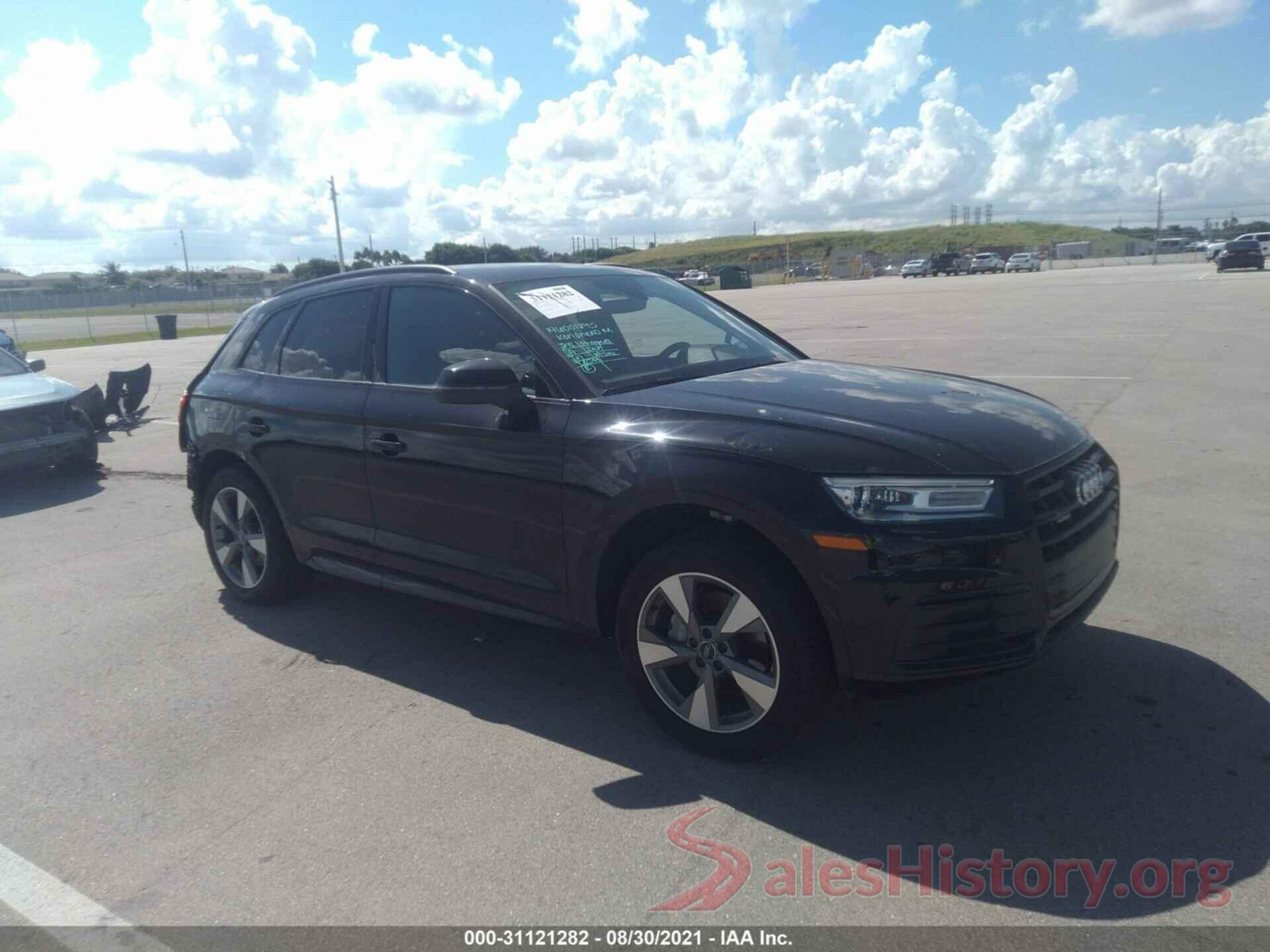 WA1ANAFY0L2104757 2020 AUDI Q5