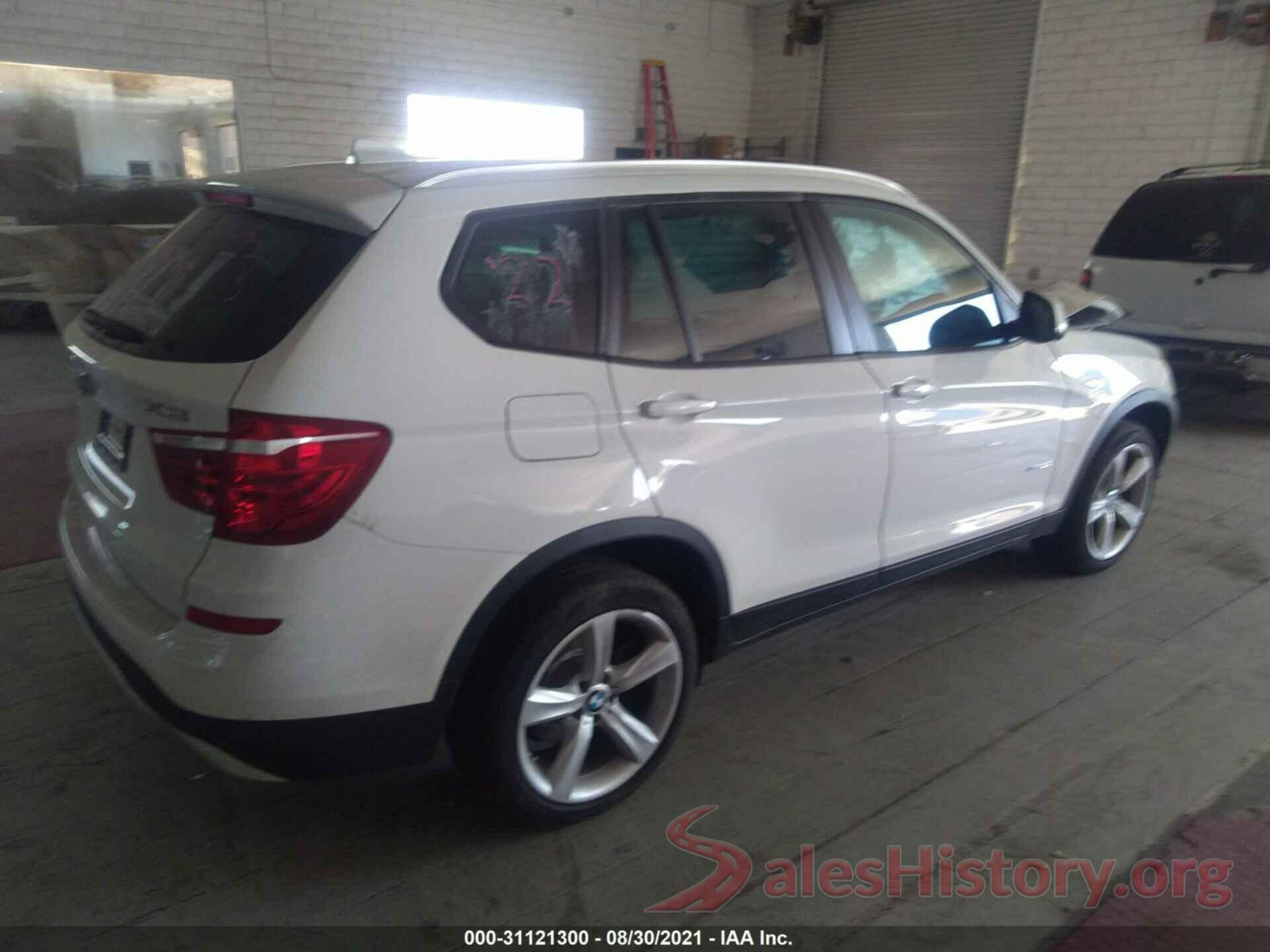 5UXWX9C5XH0T09857 2017 BMW X3