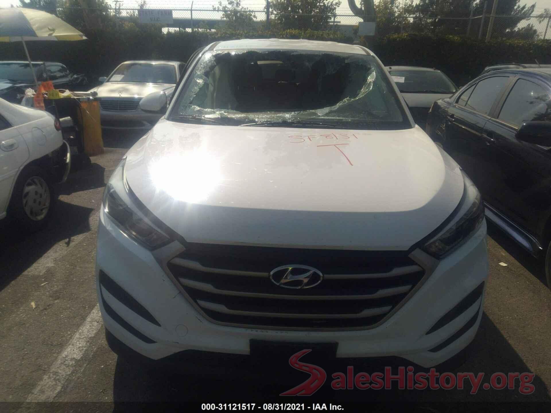 KM8J23A43HU486515 2017 HYUNDAI TUCSON