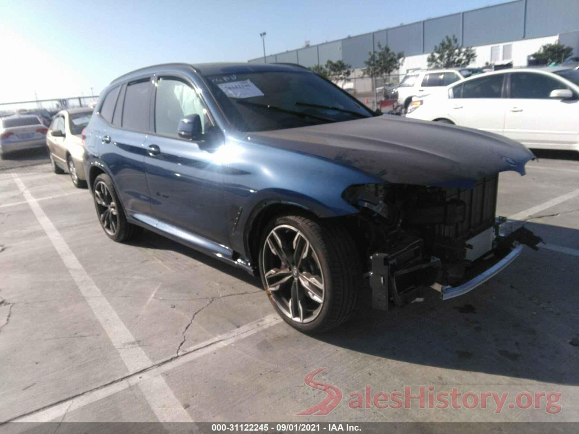 5UXTY9C00M9G40427 2021 BMW X3