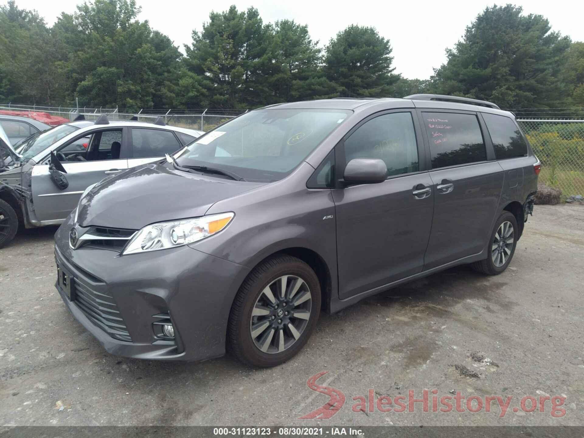 5TDDZ3DCXKS221988 2019 TOYOTA SIENNA