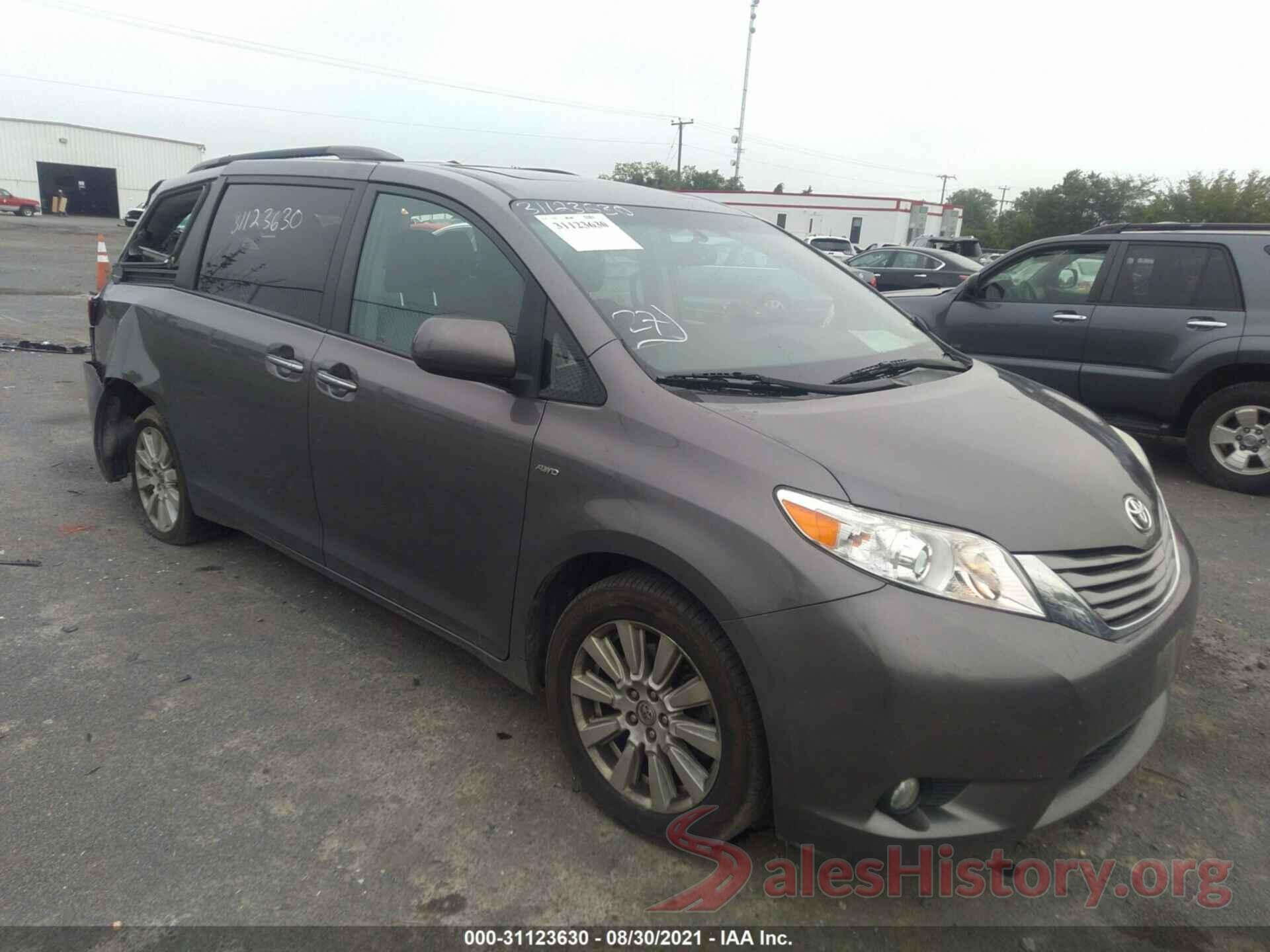 5TDDZ3DC6HS166075 2017 TOYOTA SIENNA