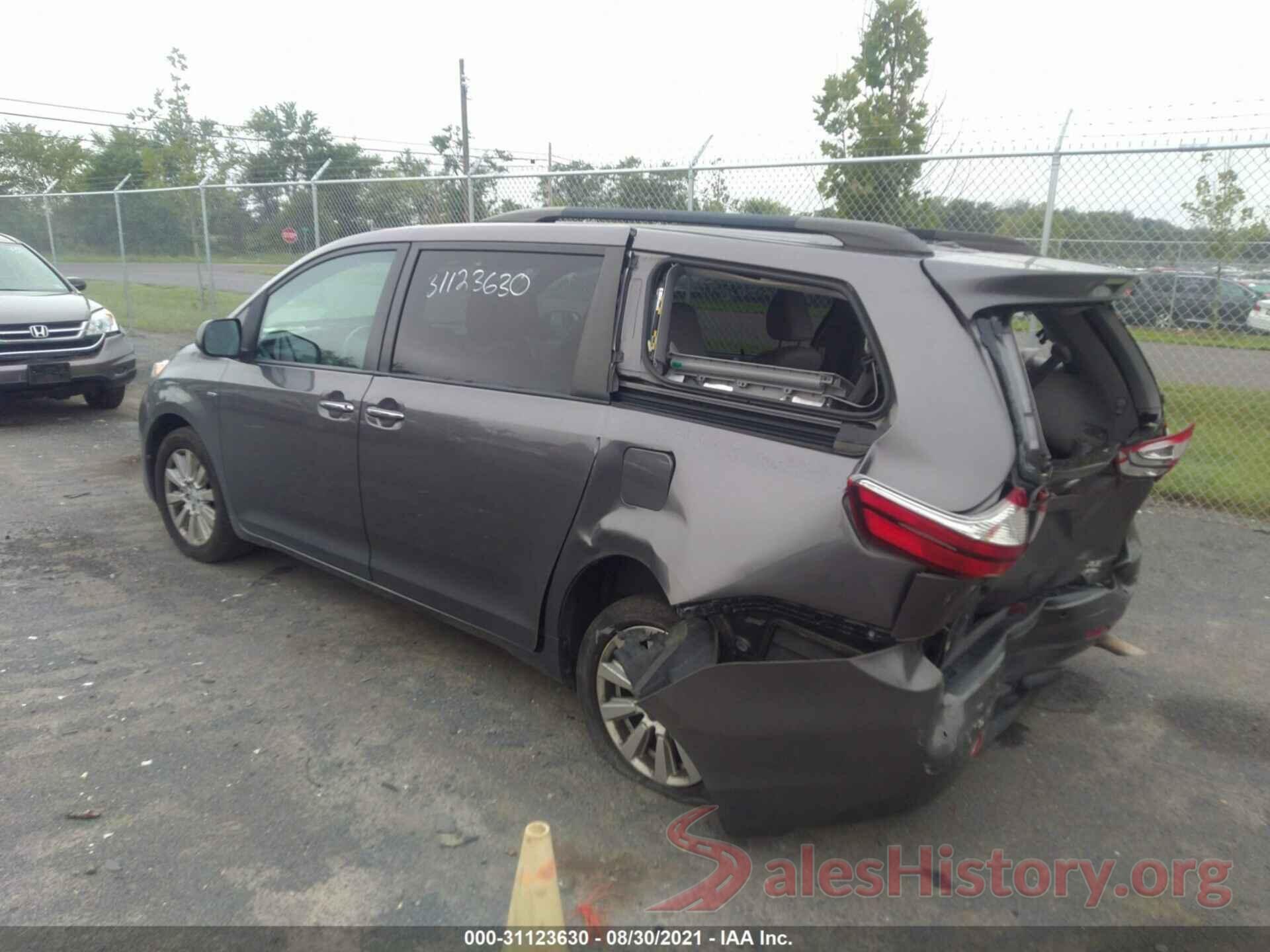 5TDDZ3DC6HS166075 2017 TOYOTA SIENNA