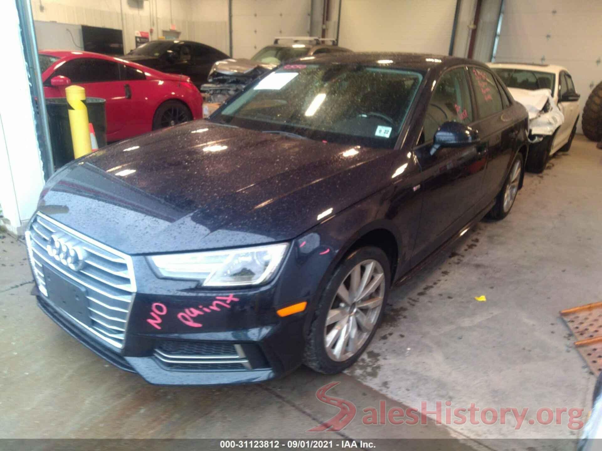 WAUDNAF48JA043478 2018 AUDI A4