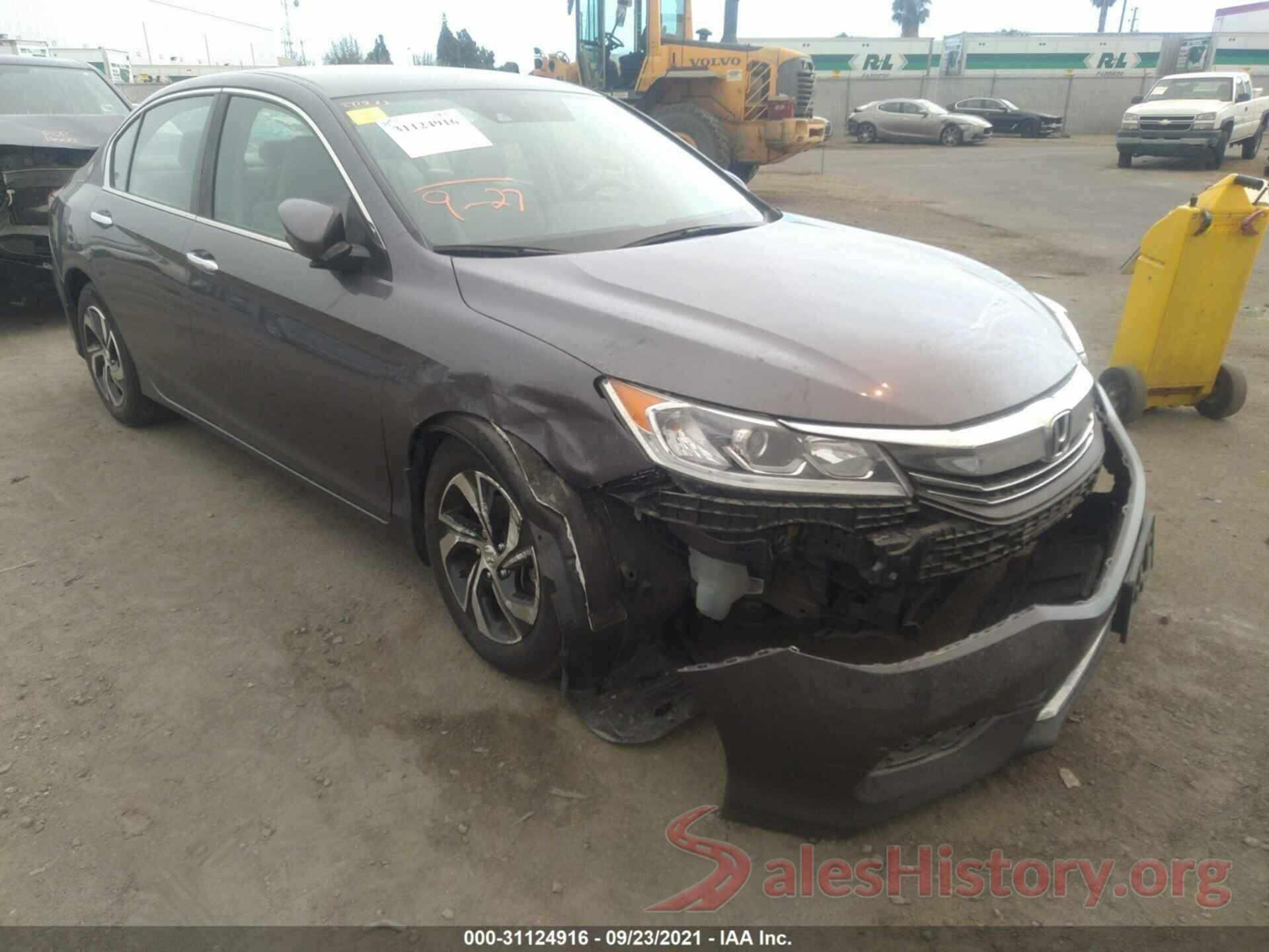 1HGCR2F45GA088347 2016 HONDA ACCORD SEDAN