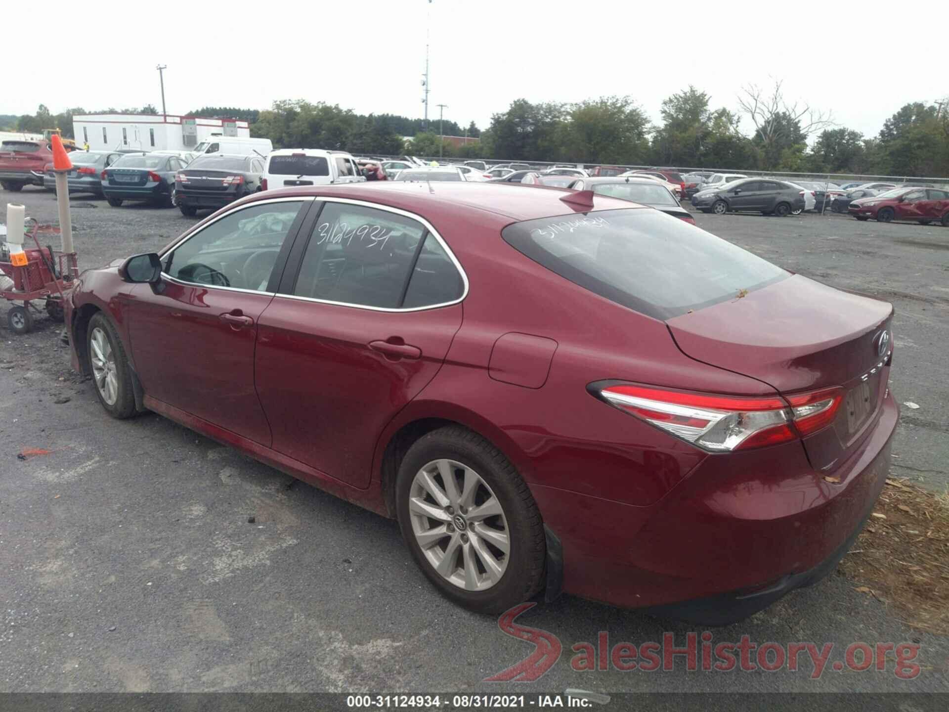 4T1B11HK9KU818772 2019 TOYOTA CAMRY