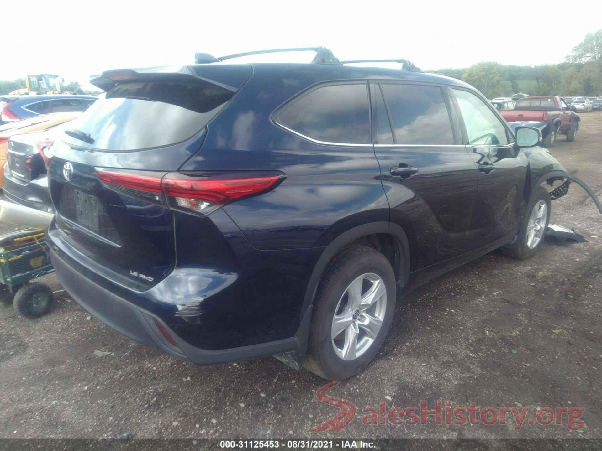 5TDBZRBH5LS028884 2020 TOYOTA HIGHLANDER