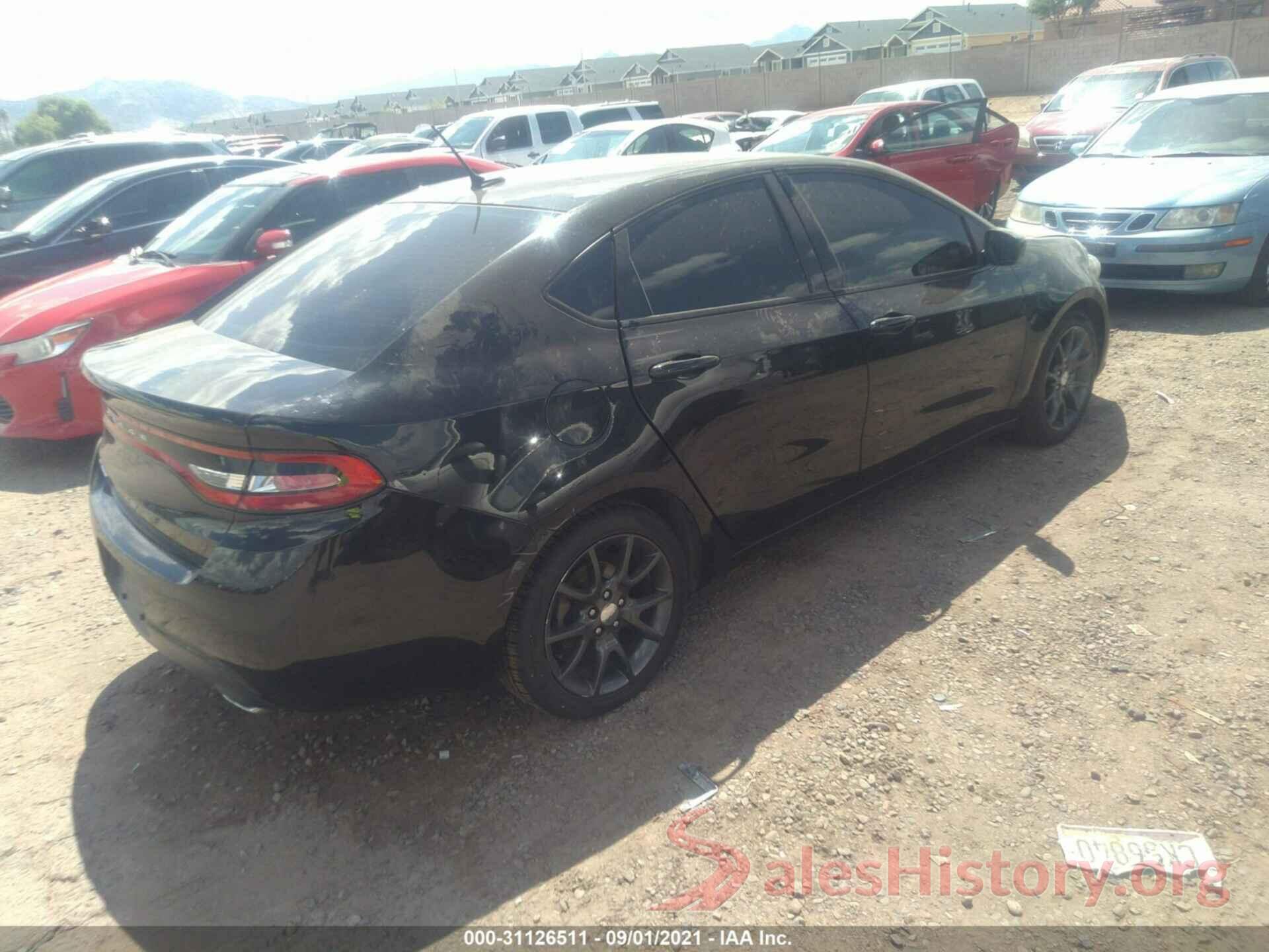 1C3CDFBB3GD593024 2016 DODGE DART