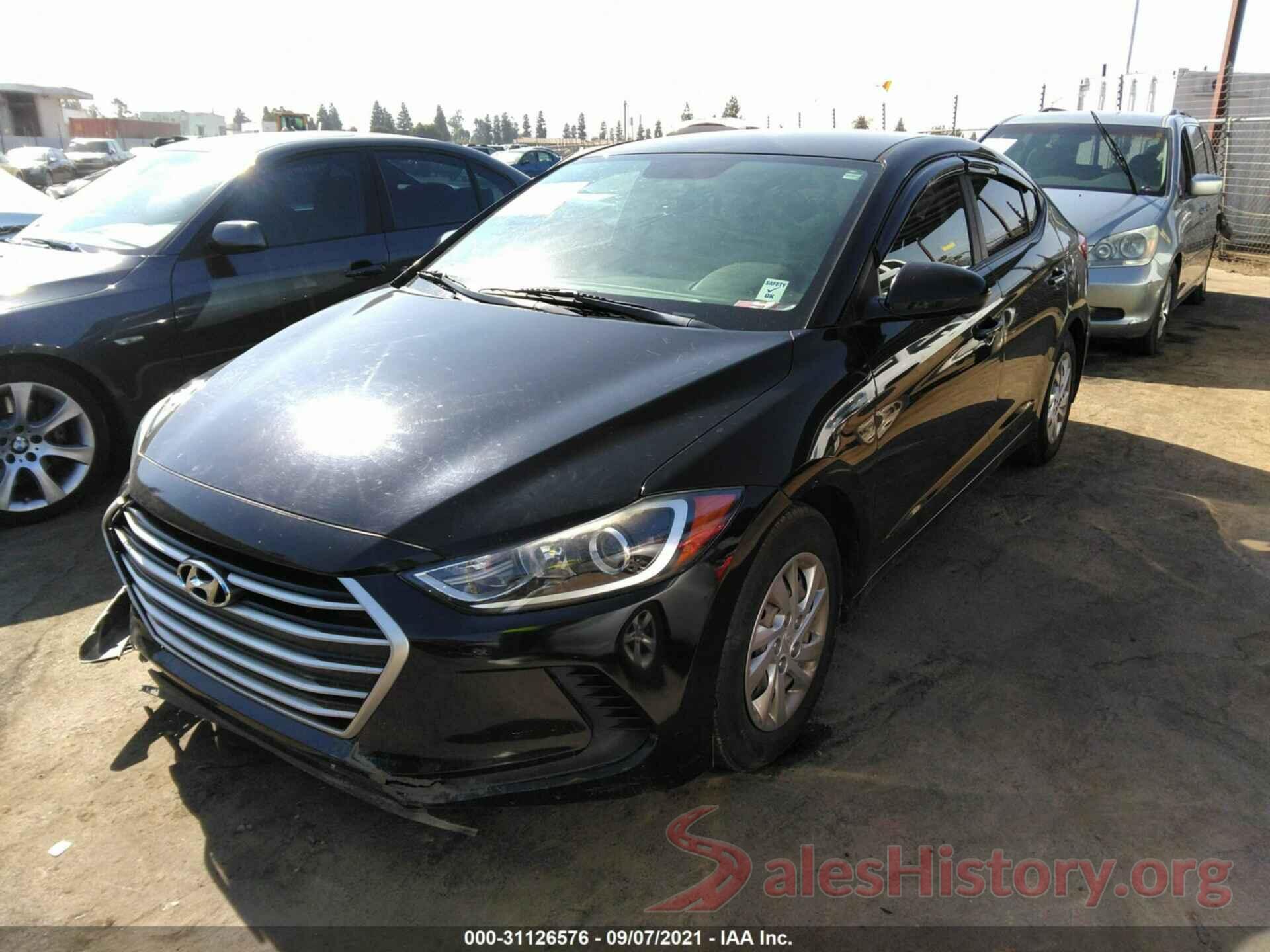 KMHD74LF1HU164586 2017 HYUNDAI ELANTRA