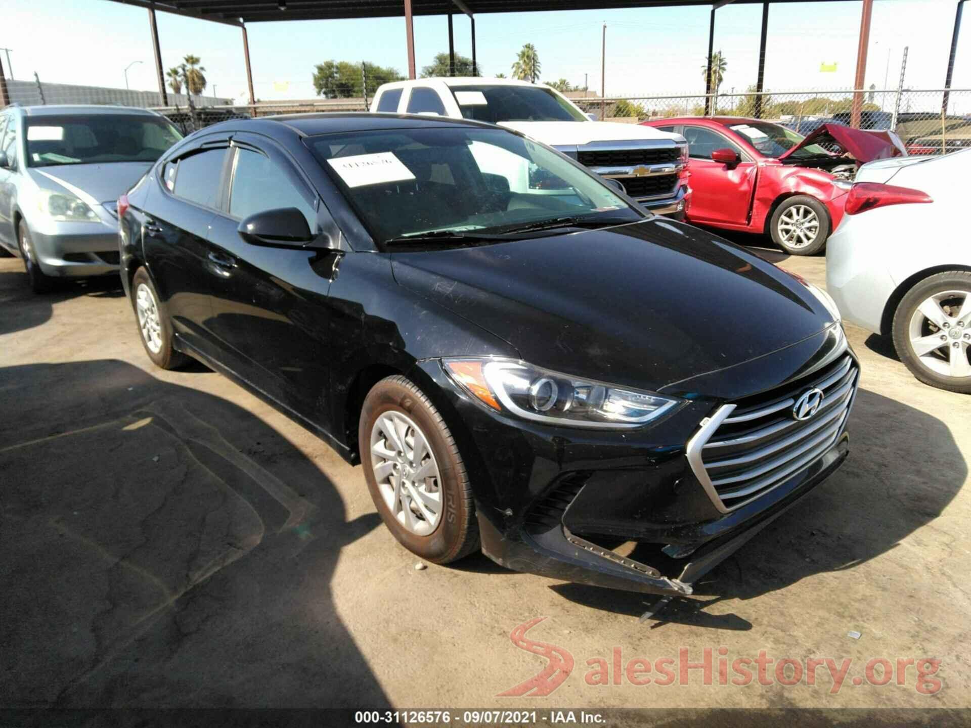 KMHD74LF1HU164586 2017 HYUNDAI ELANTRA