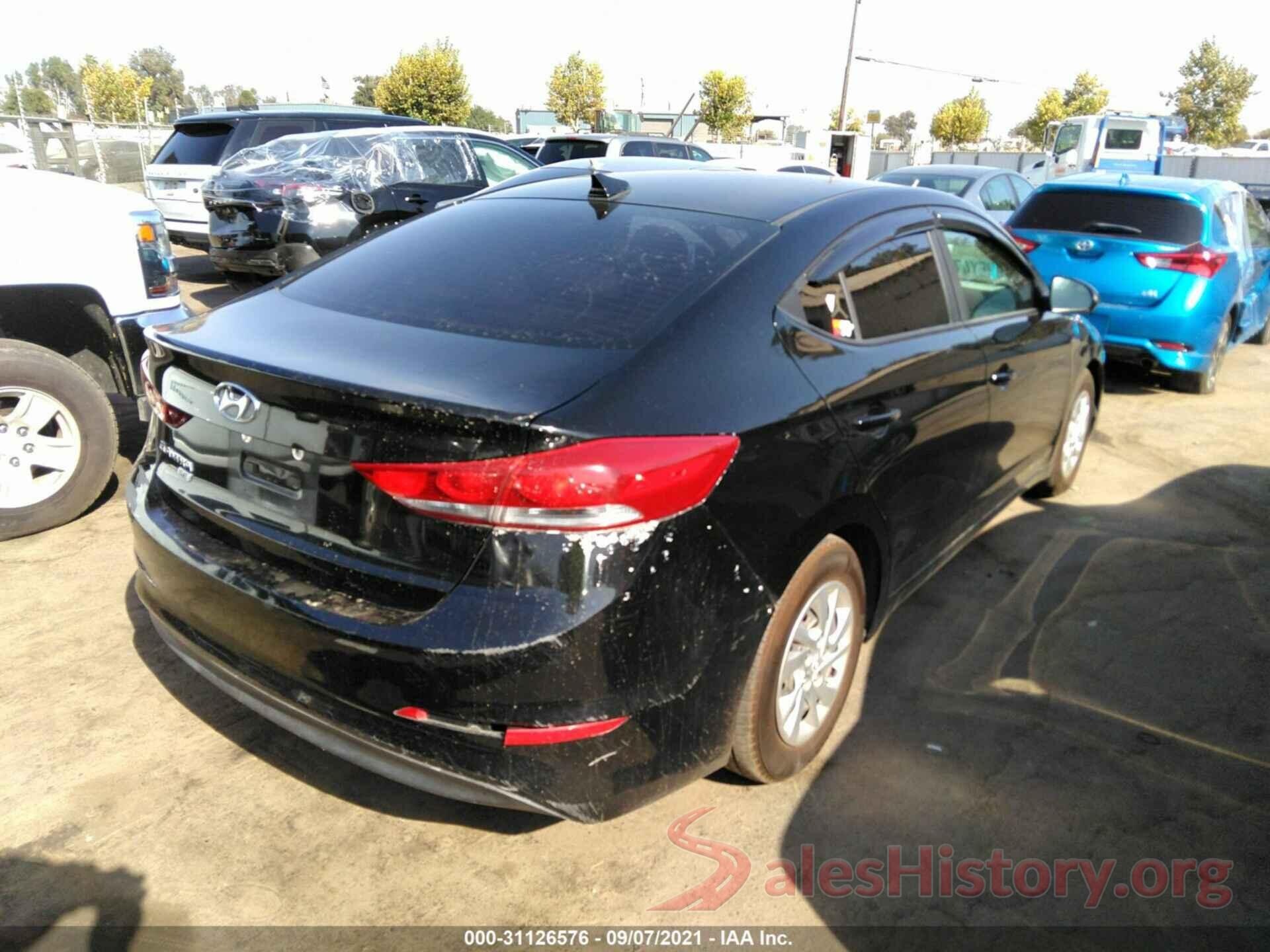 KMHD74LF1HU164586 2017 HYUNDAI ELANTRA