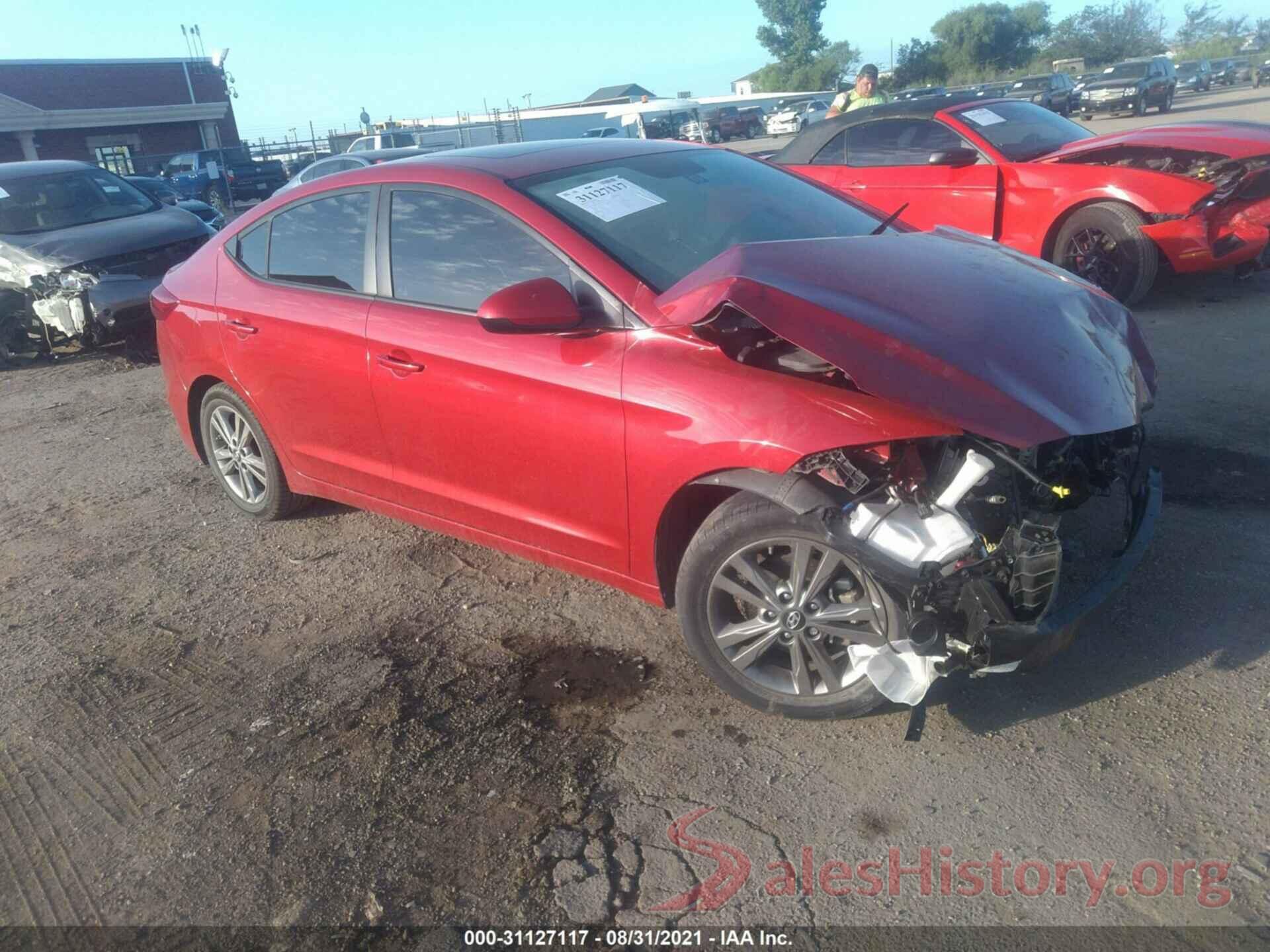 5NPD84LF7JH244492 2018 HYUNDAI ELANTRA