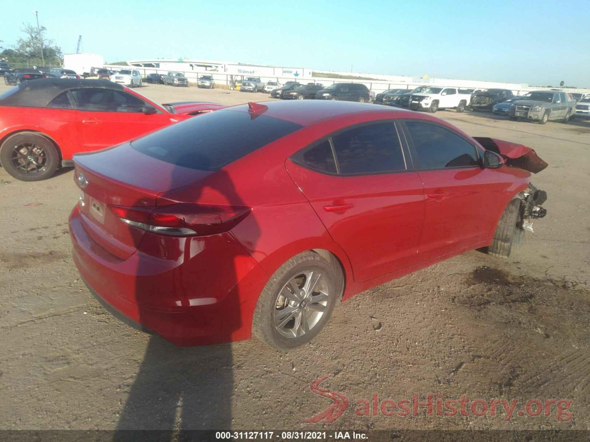 5NPD84LF7JH244492 2018 HYUNDAI ELANTRA