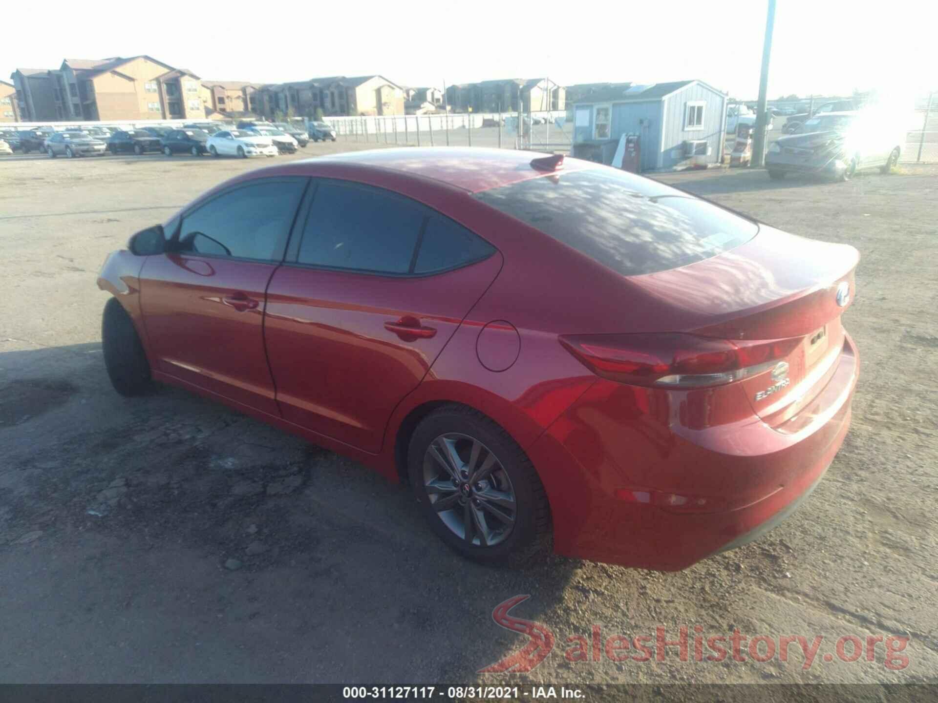 5NPD84LF7JH244492 2018 HYUNDAI ELANTRA