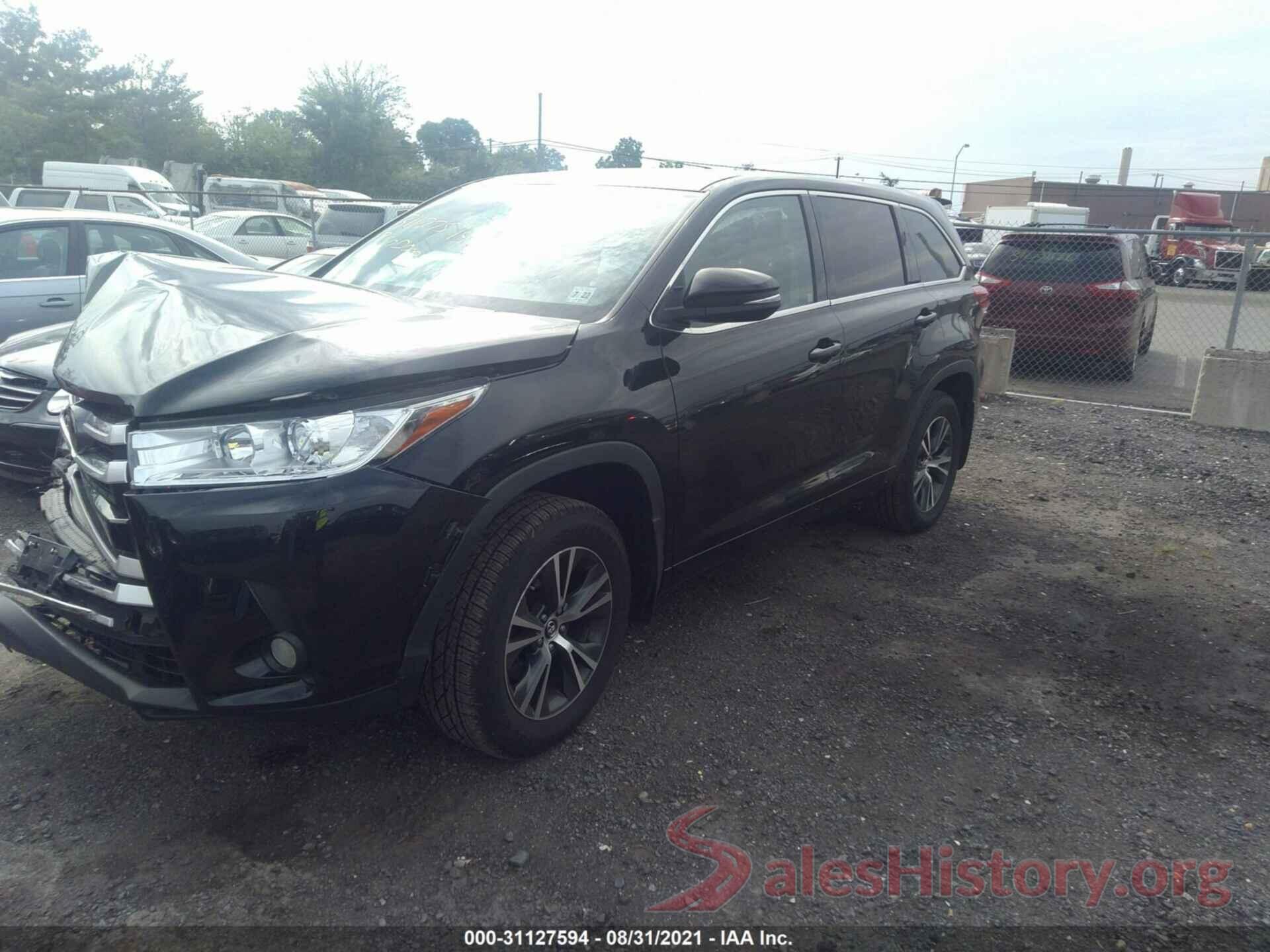 5TDBZRFH6HS435551 2017 TOYOTA HIGHLANDER