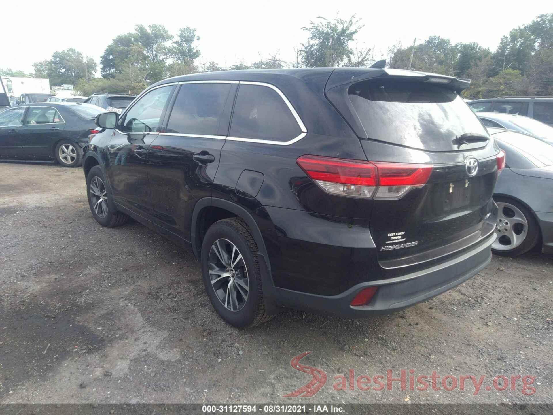 5TDBZRFH6HS435551 2017 TOYOTA HIGHLANDER