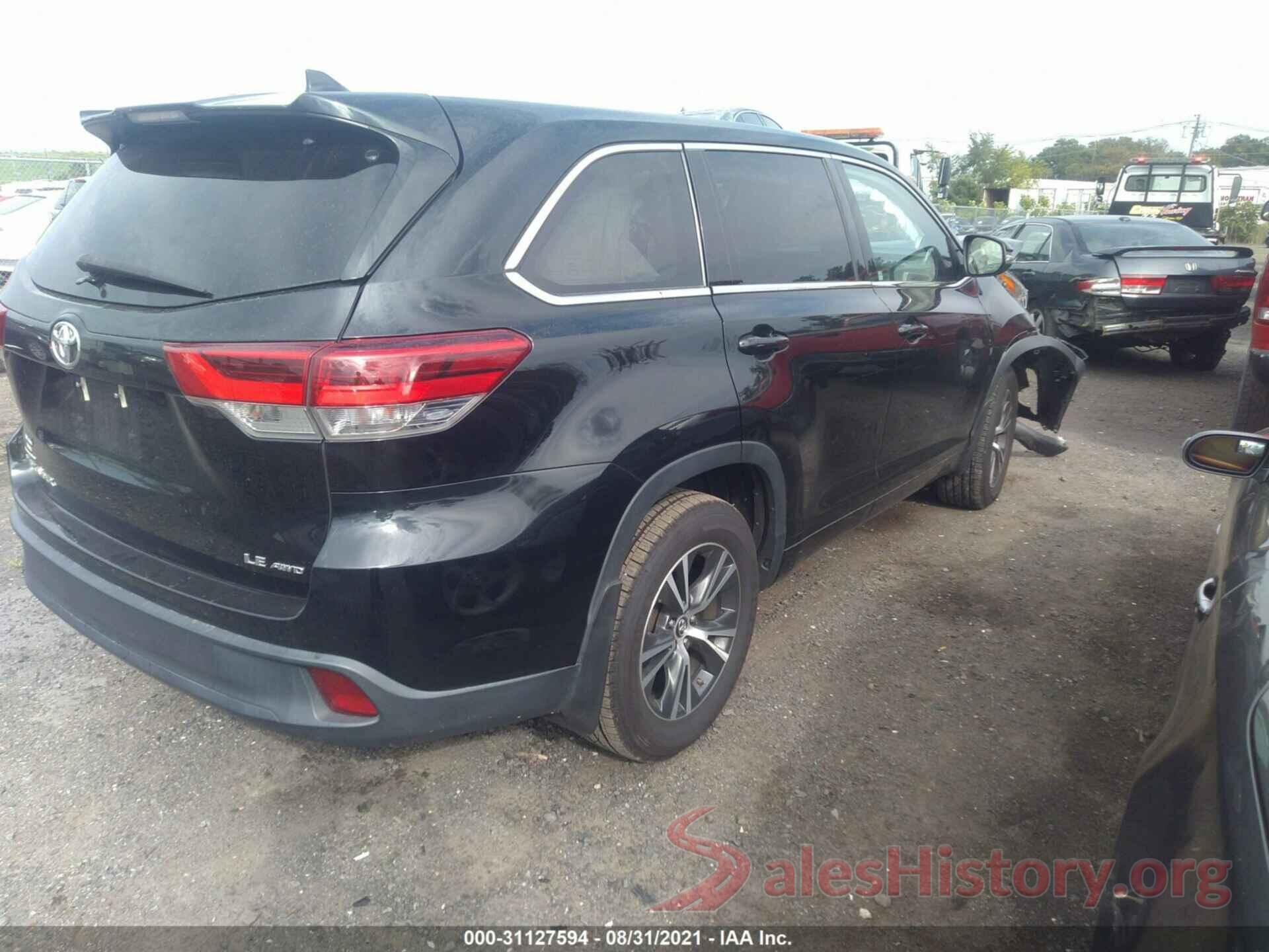 5TDBZRFH6HS435551 2017 TOYOTA HIGHLANDER