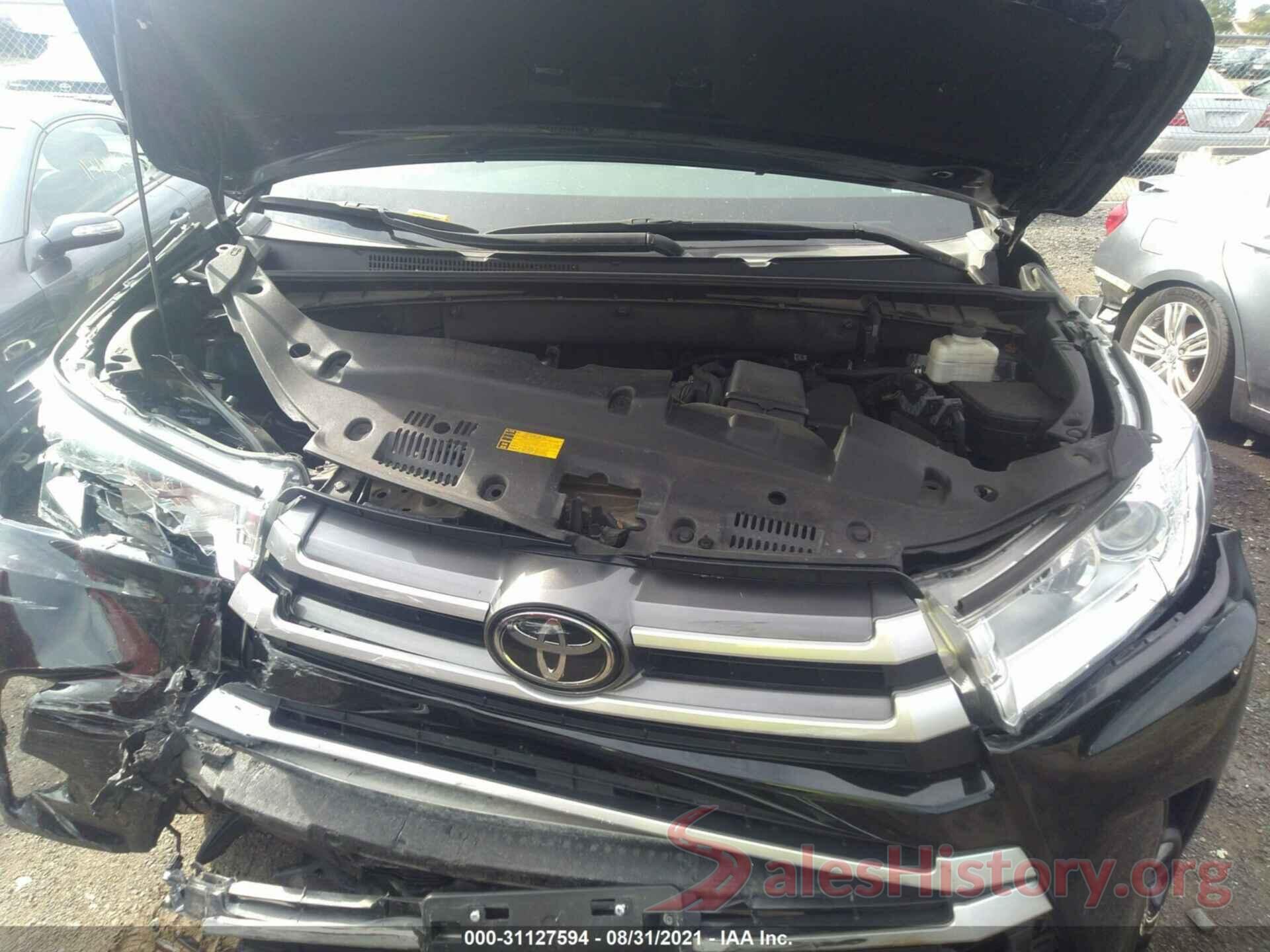 5TDBZRFH6HS435551 2017 TOYOTA HIGHLANDER