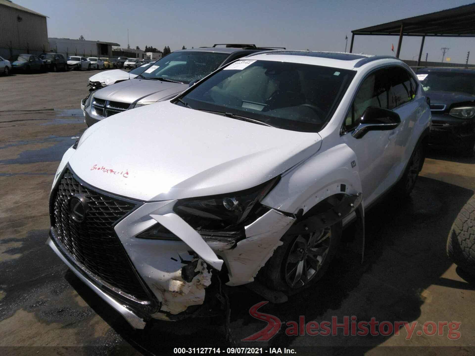 JTJSARBZ2M5025767 2021 LEXUS NX