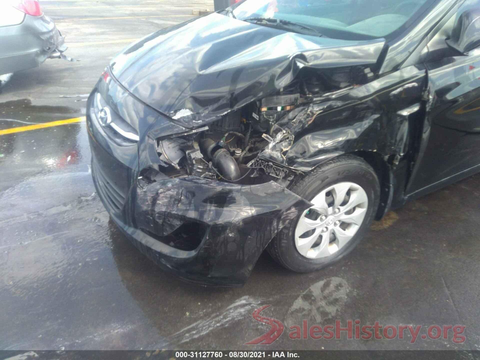 KMHCT4AE5GU078052 2016 HYUNDAI ACCENT