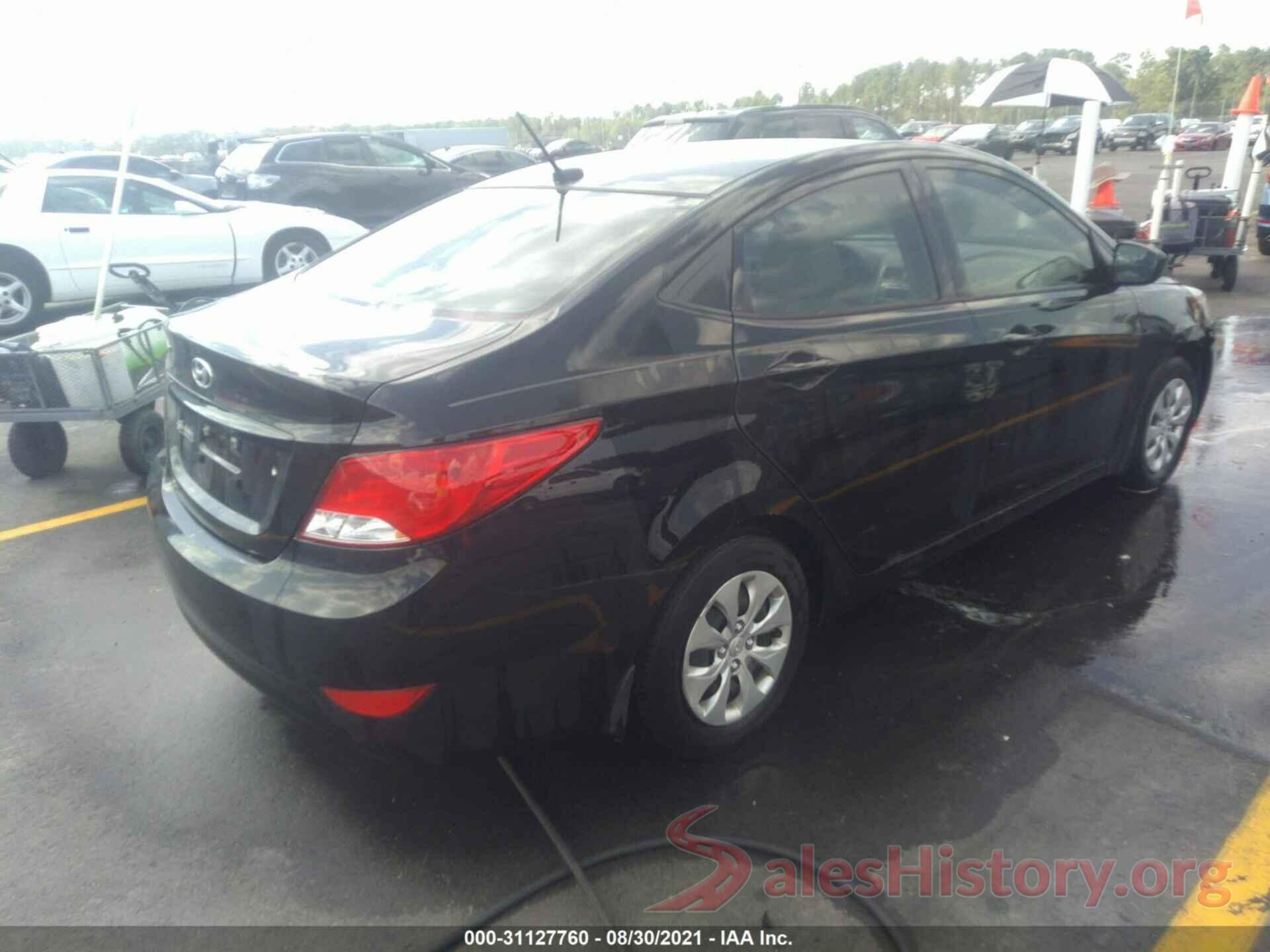 KMHCT4AE5GU078052 2016 HYUNDAI ACCENT