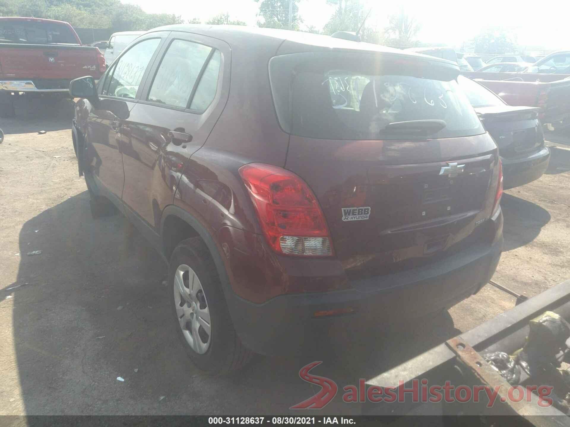 3GNCJKSB5GL218413 2016 CHEVROLET TRAX