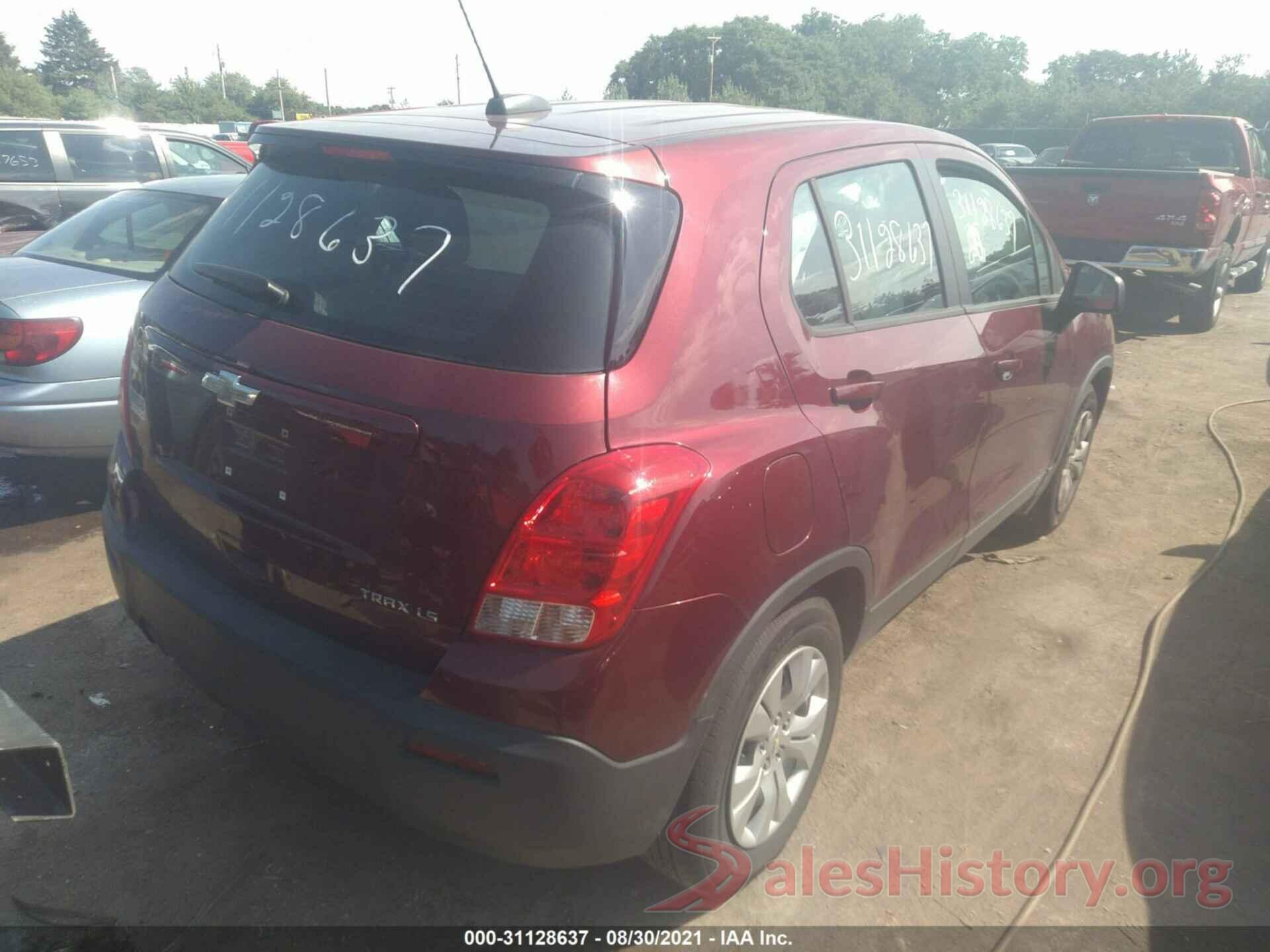 3GNCJKSB5GL218413 2016 CHEVROLET TRAX