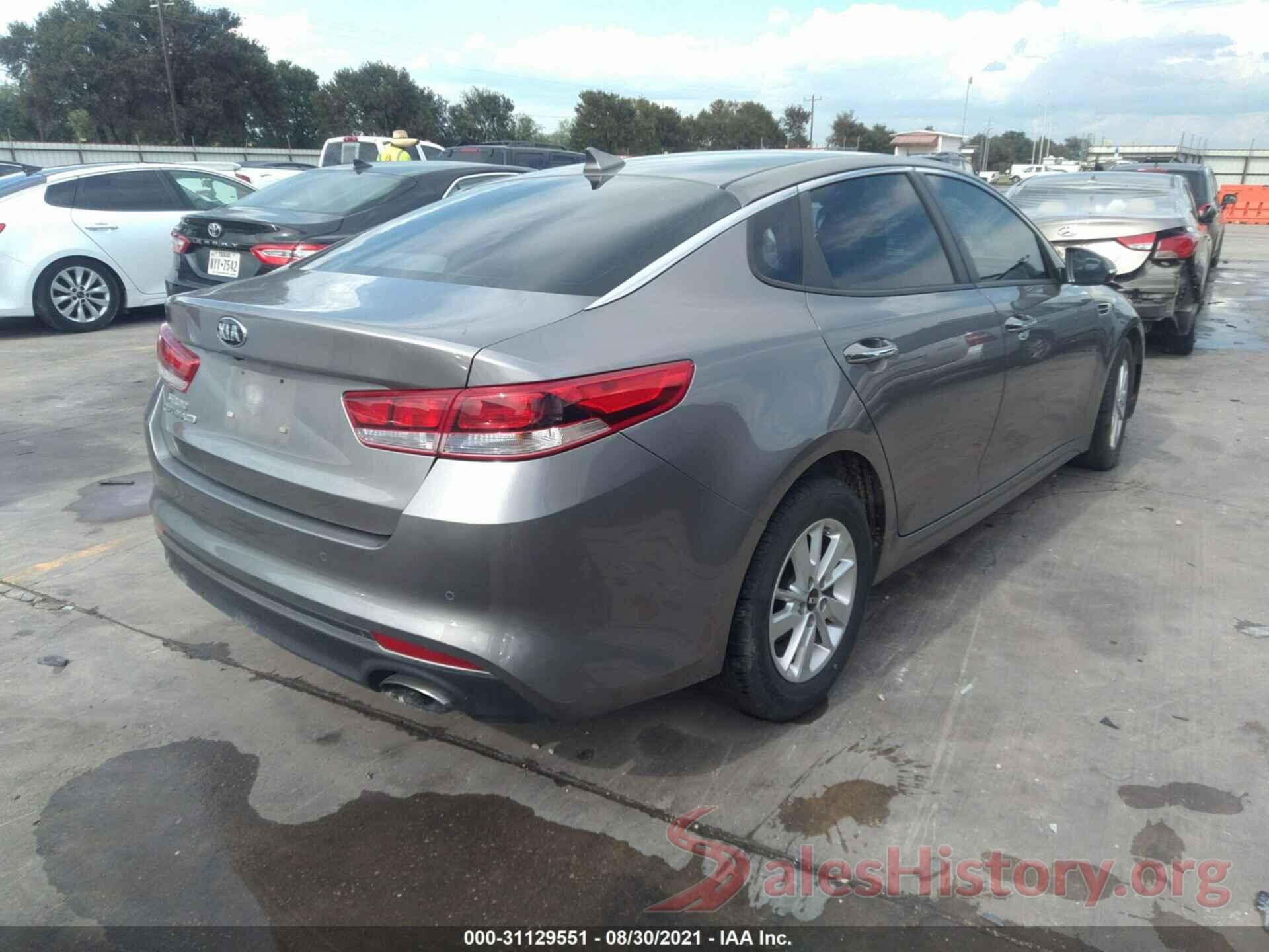 5XXGT4L39GG082077 2016 KIA OPTIMA