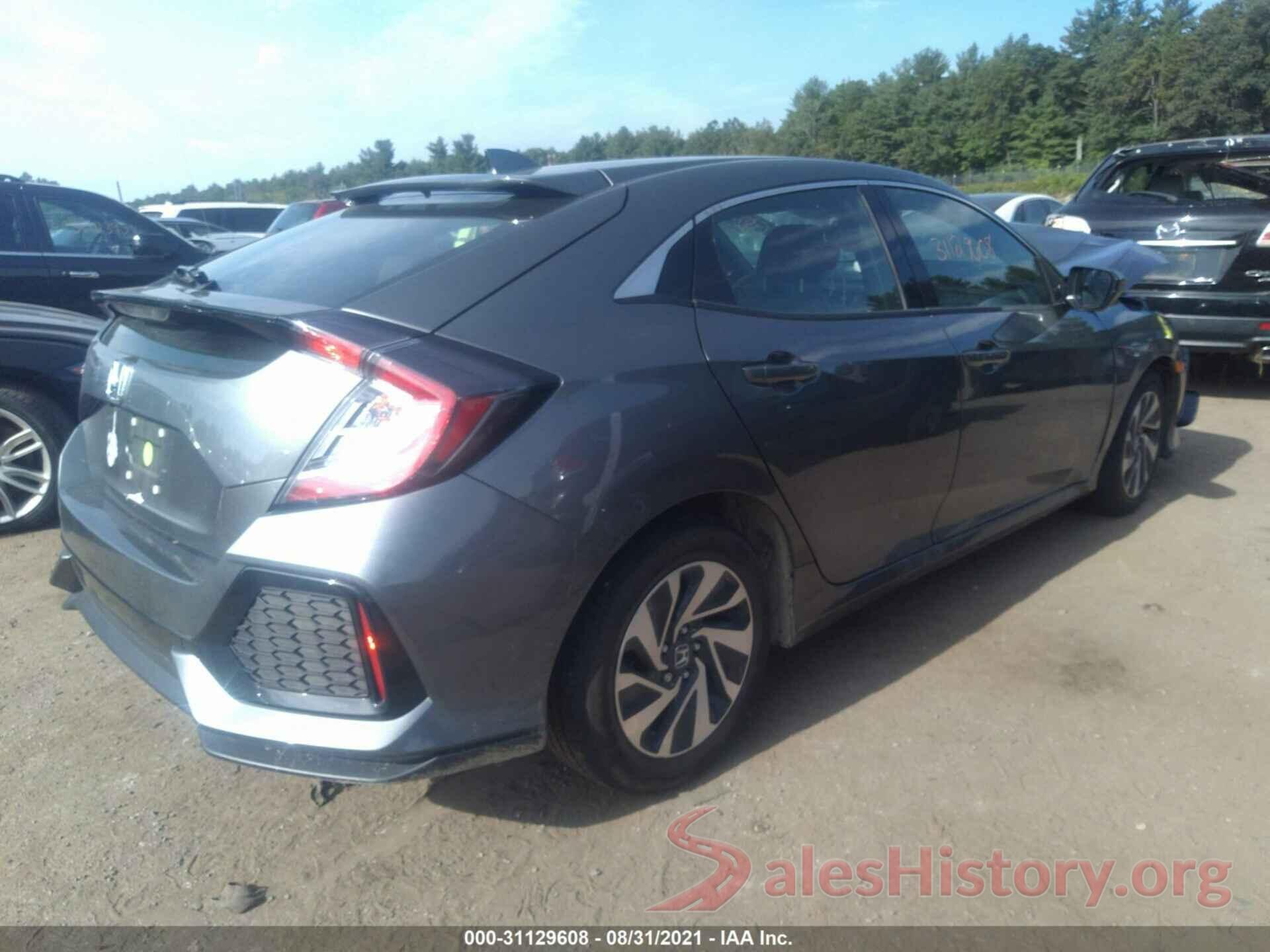 SHHFK7H3XKU417284 2019 HONDA CIVIC HATCHBACK