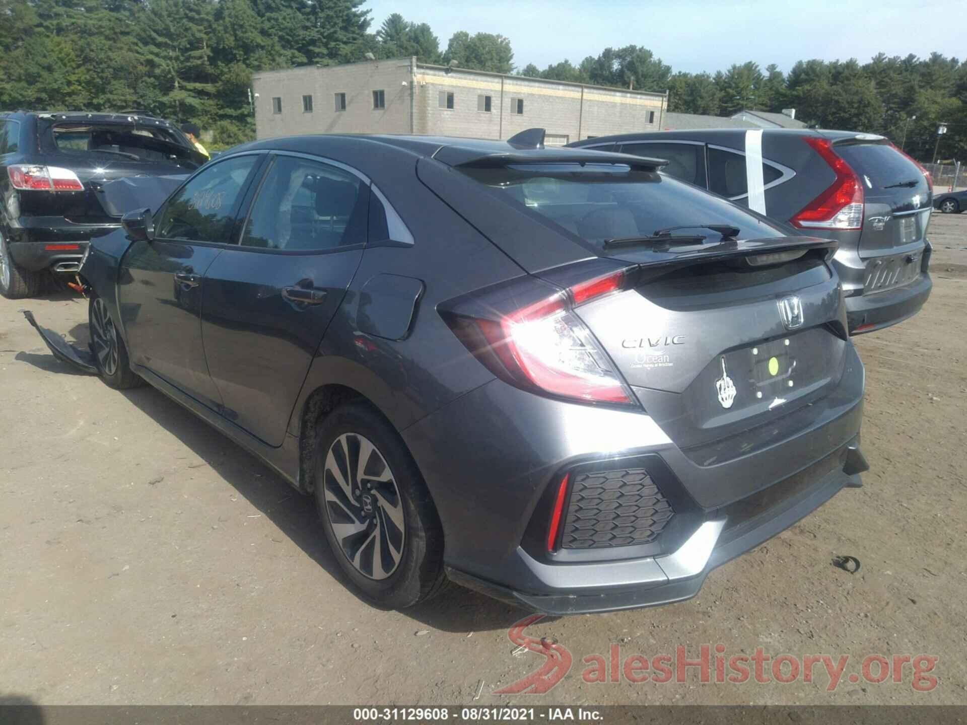 SHHFK7H3XKU417284 2019 HONDA CIVIC HATCHBACK