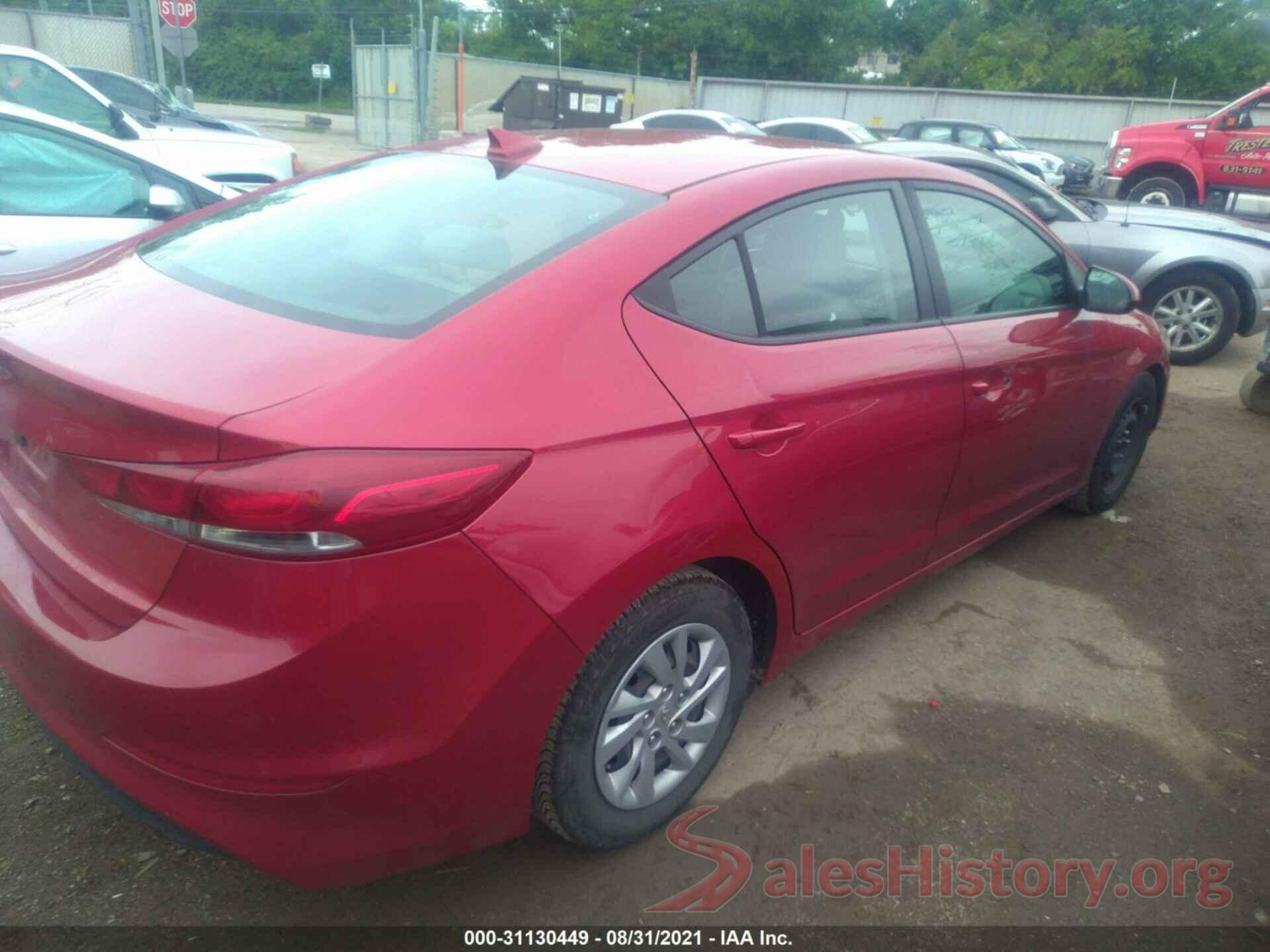 5NPD74LF7HH155289 2017 HYUNDAI ELANTRA