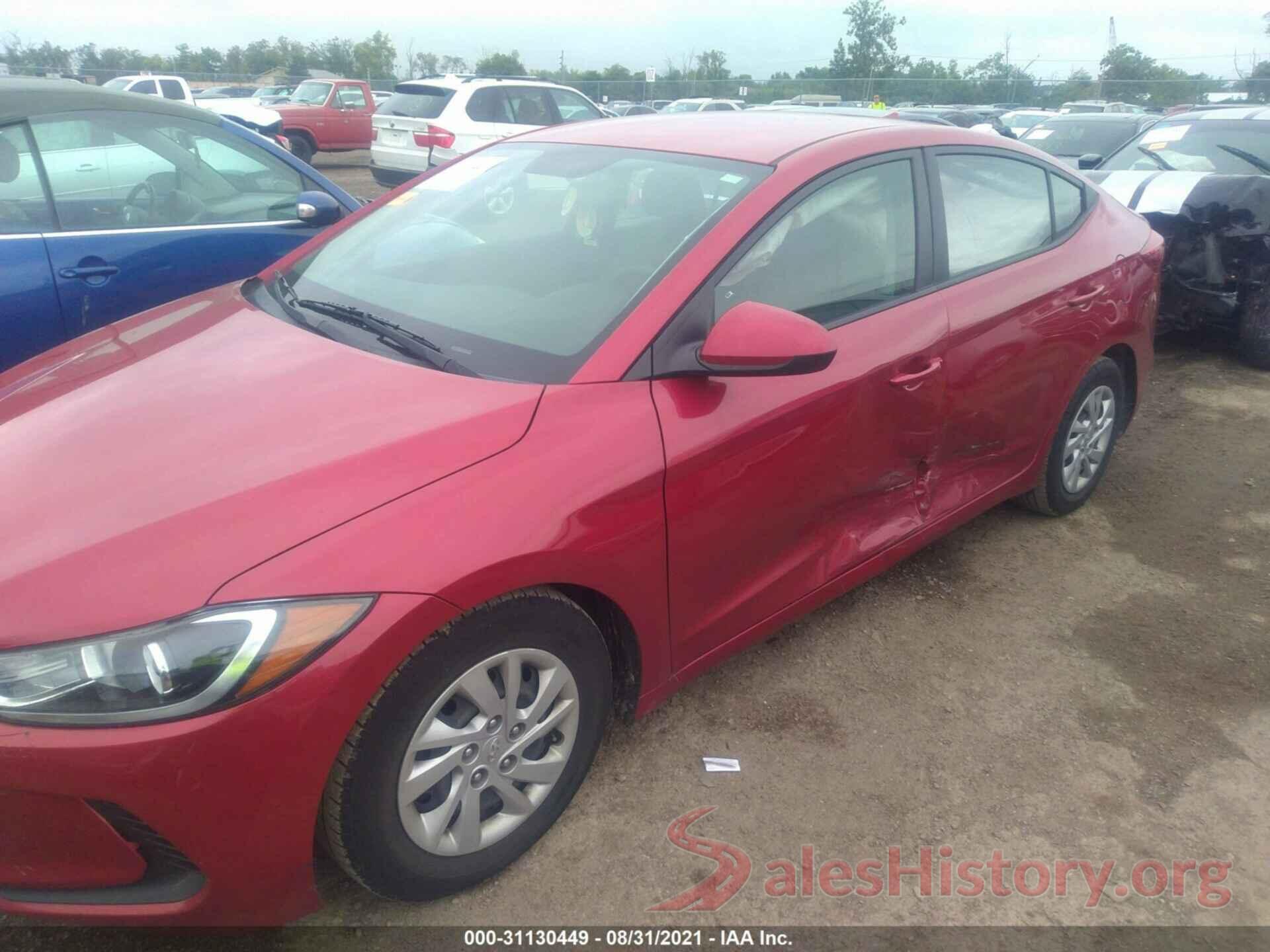 5NPD74LF7HH155289 2017 HYUNDAI ELANTRA