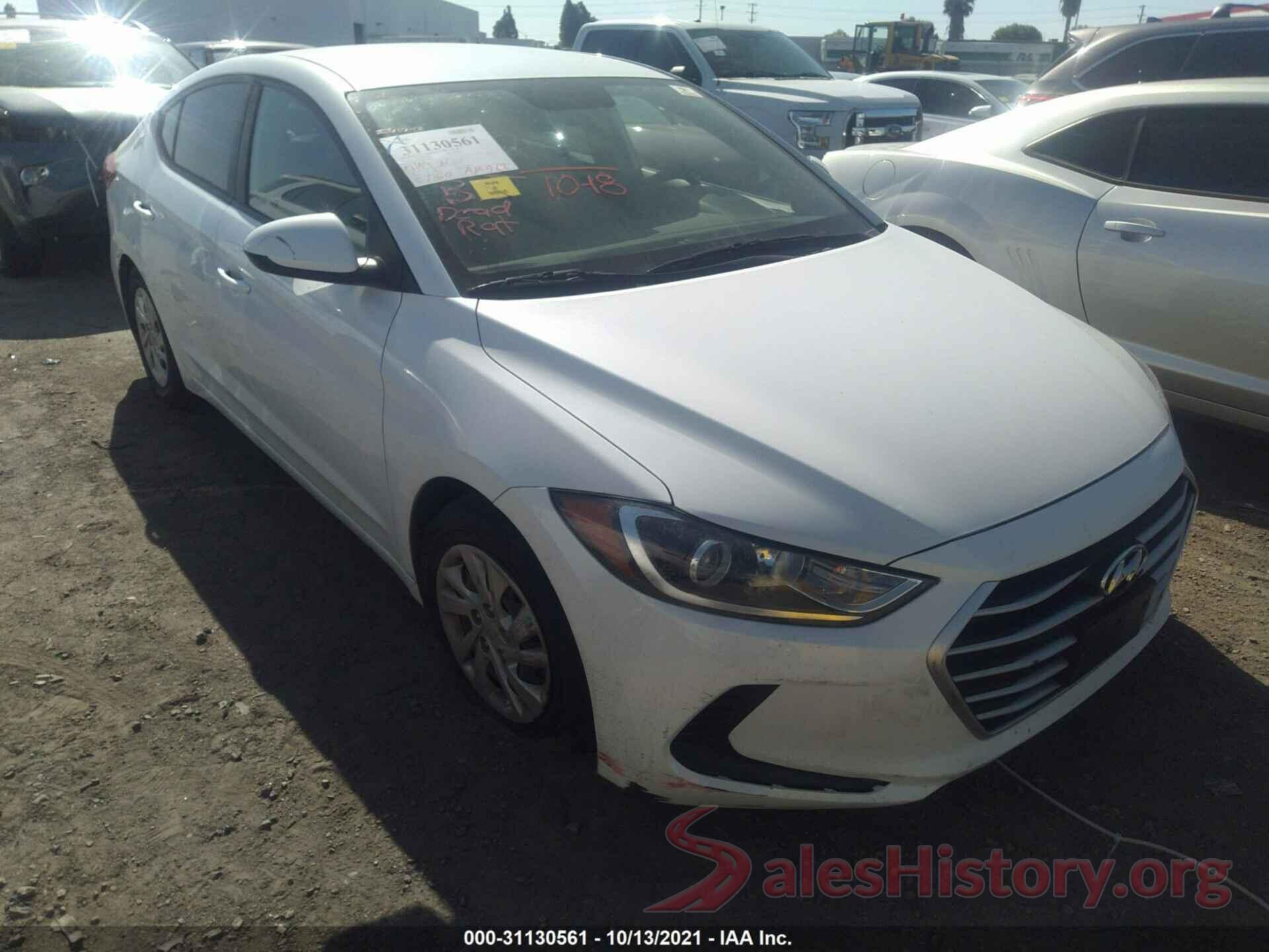 5NPD74LF3JH326478 2018 HYUNDAI ELANTRA