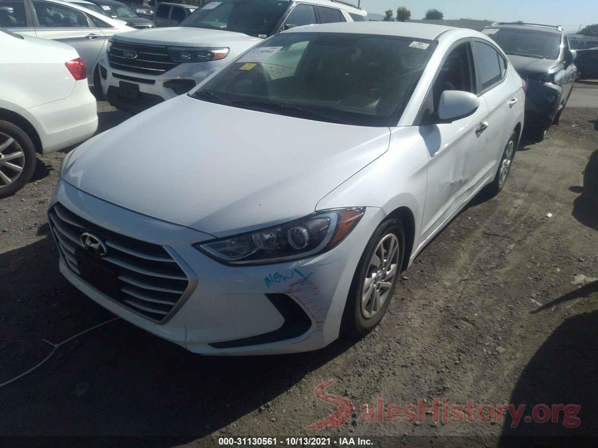 5NPD74LF3JH326478 2018 HYUNDAI ELANTRA