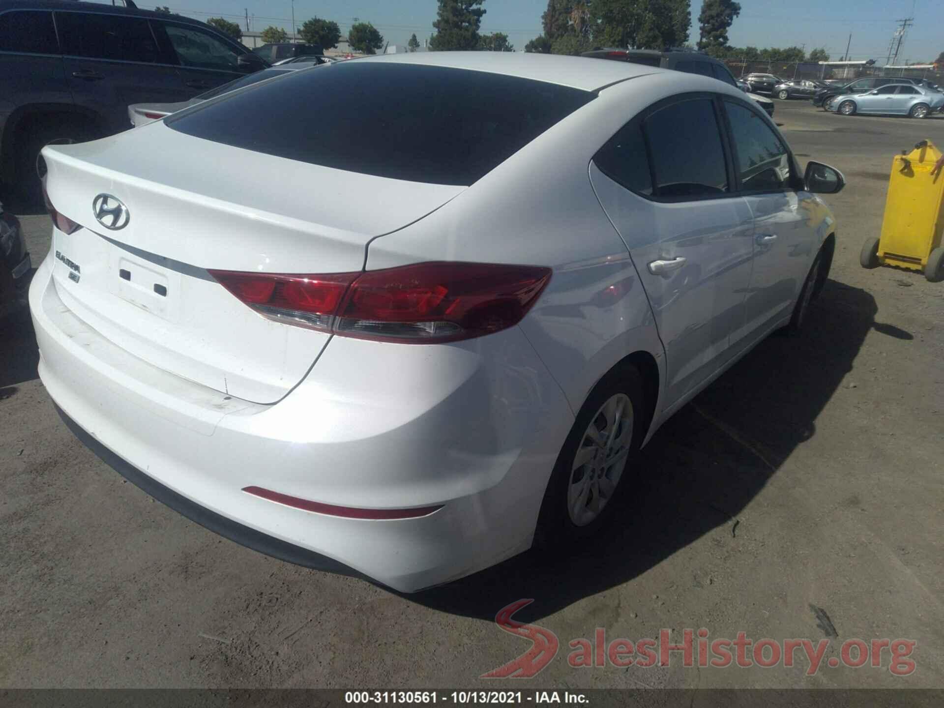 5NPD74LF3JH326478 2018 HYUNDAI ELANTRA