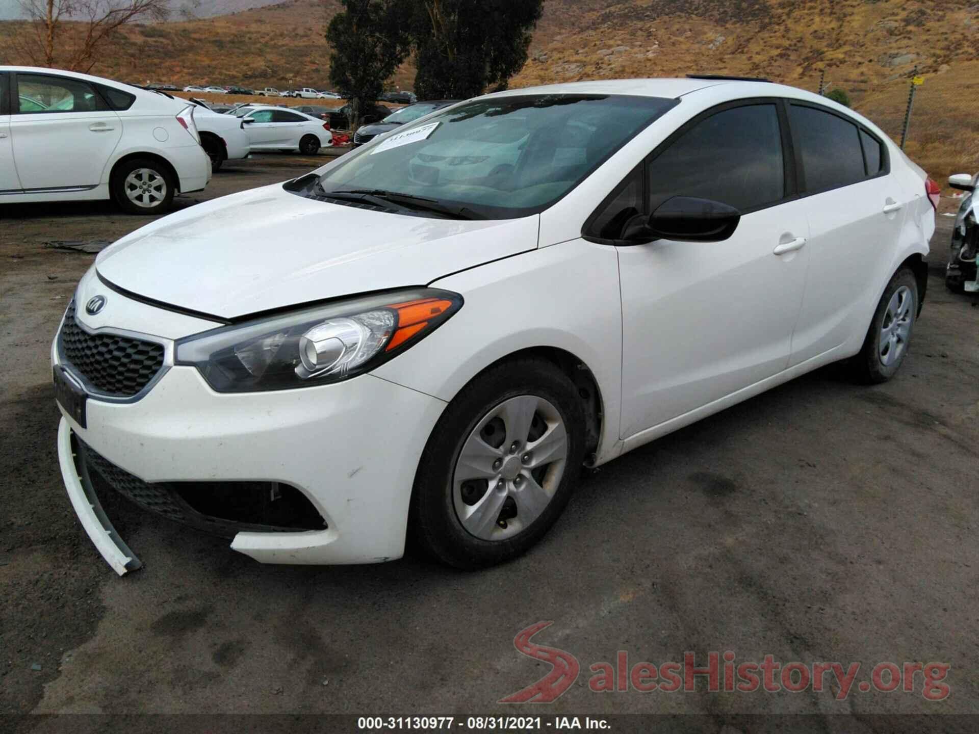 KNAFK4A66G5591332 2016 KIA FORTE