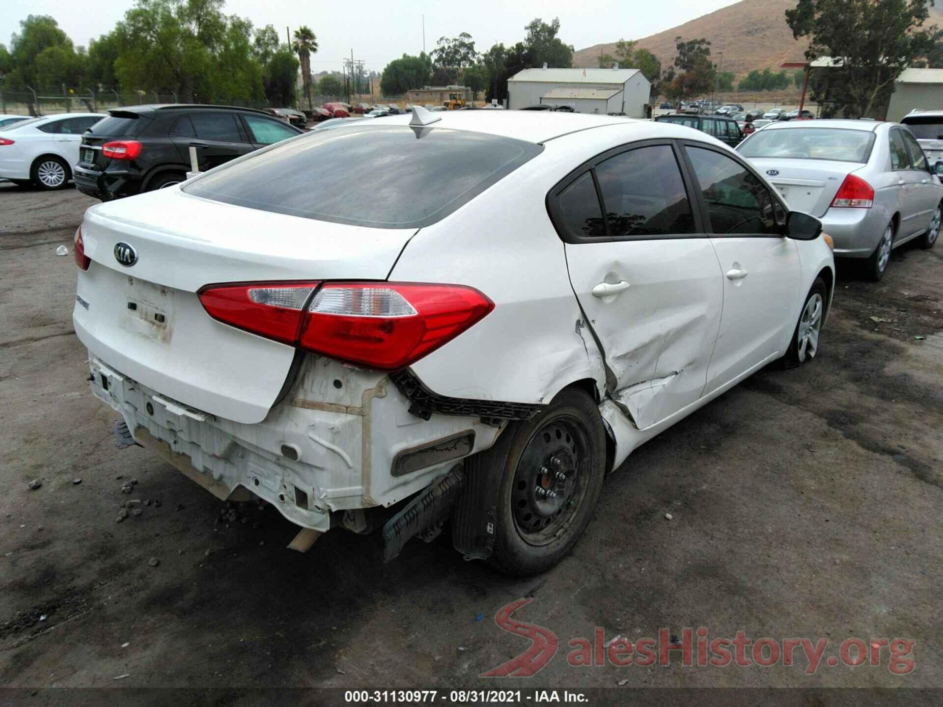 KNAFK4A66G5591332 2016 KIA FORTE