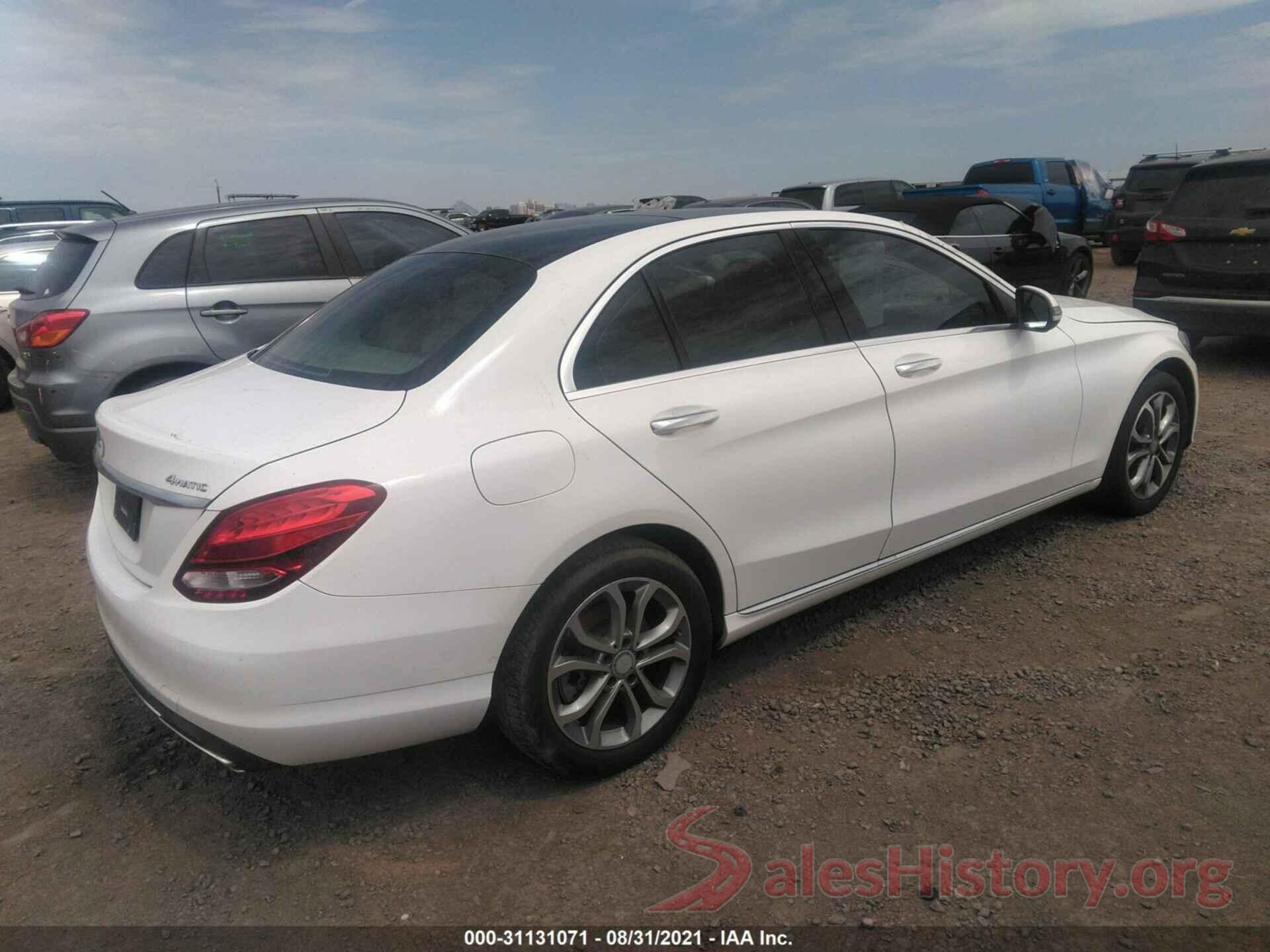 55SWF4KB1GU133598 2016 MERCEDES-BENZ C-CLASS